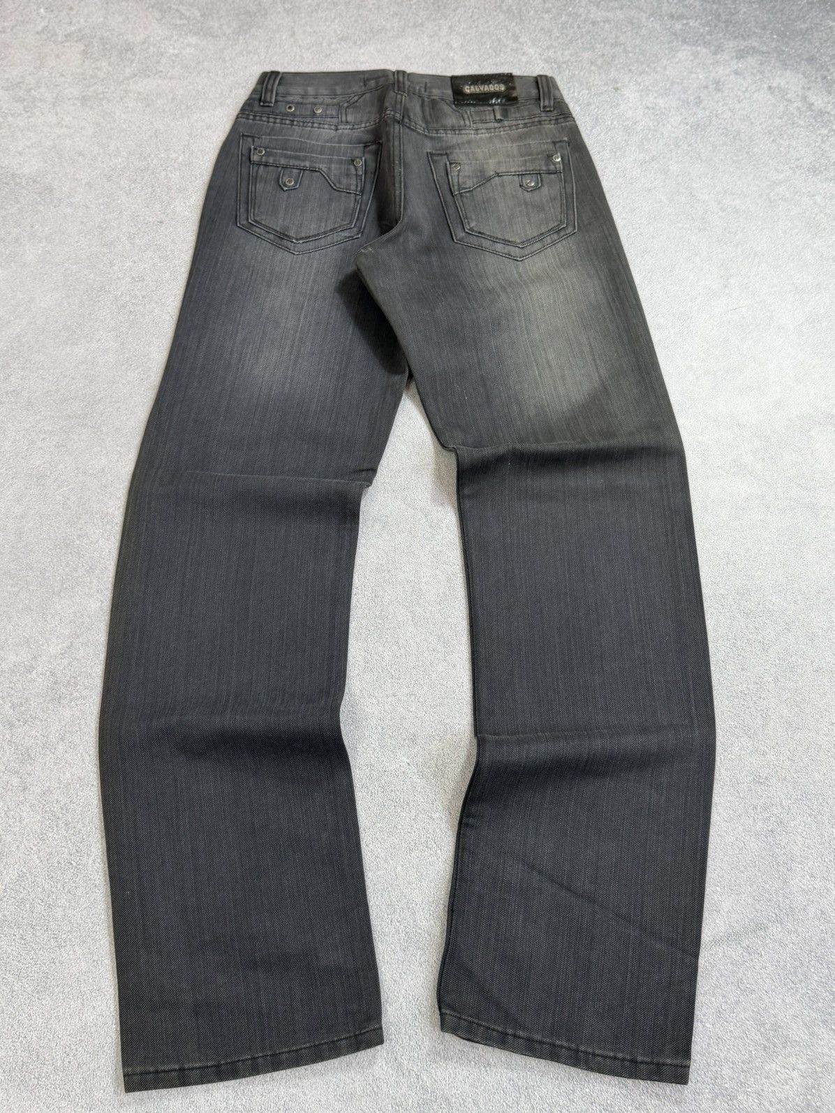 Hysteric Glamour vtg avant-garde sun faded rick owens style y2k baggy denim Size US 31 - 1 Thumbnail