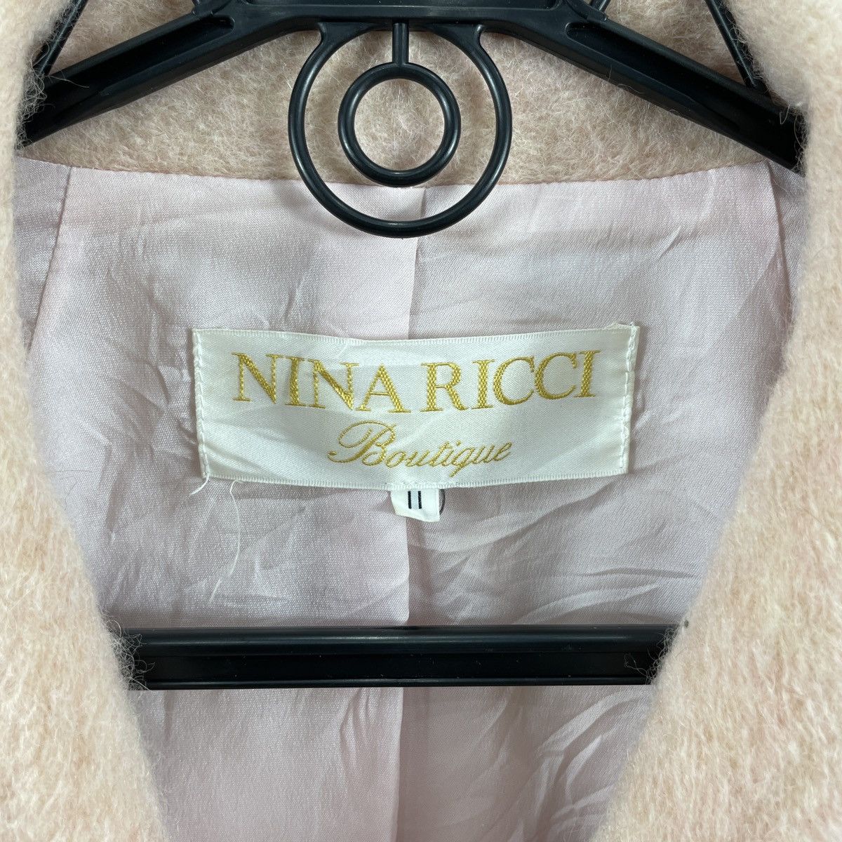 Nina Ricci × Vintage Vintage Nina Ricci Wool Cropped Jacket Size M / US 6-8 / IT 42-44 - 7 Thumbnail
