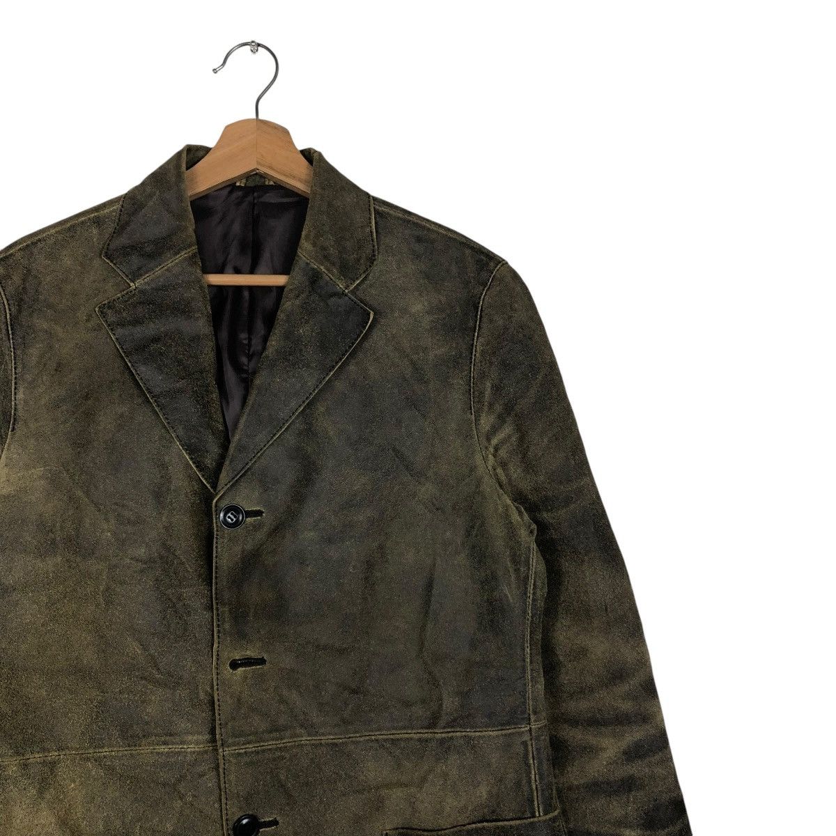 Japanese Brand 🔥VINTAGE BIKER LEATHER JACKET CHORE TORNADO MART Size US M / EU 48-50 / 2 - 8 Thumbnail