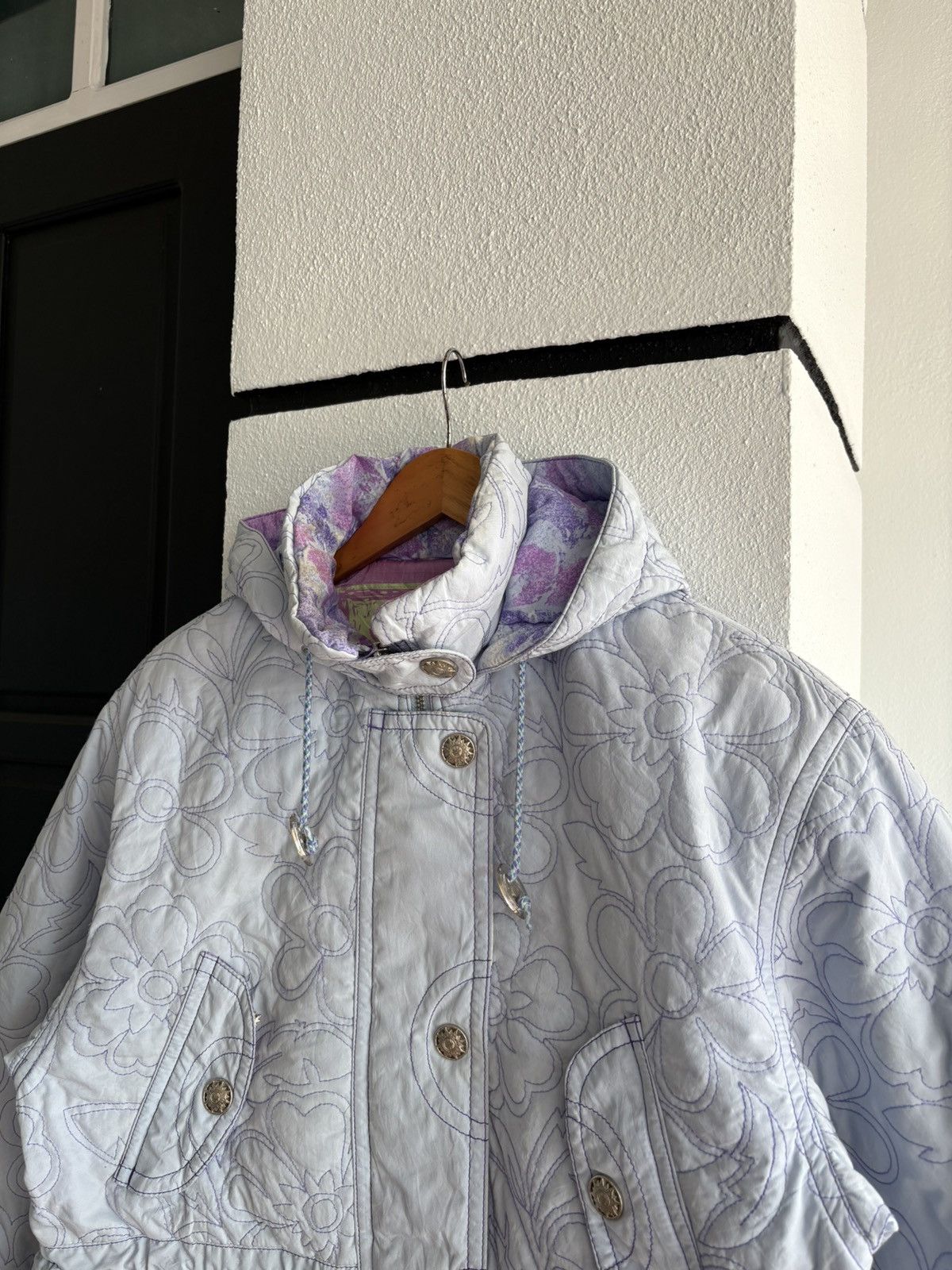 Ellesse × Goldwin Ellesse x Goldwin Floral Tech Jacket Caribbean Supple Size US M / EU 48-50 / 2 - 4 Thumbnail