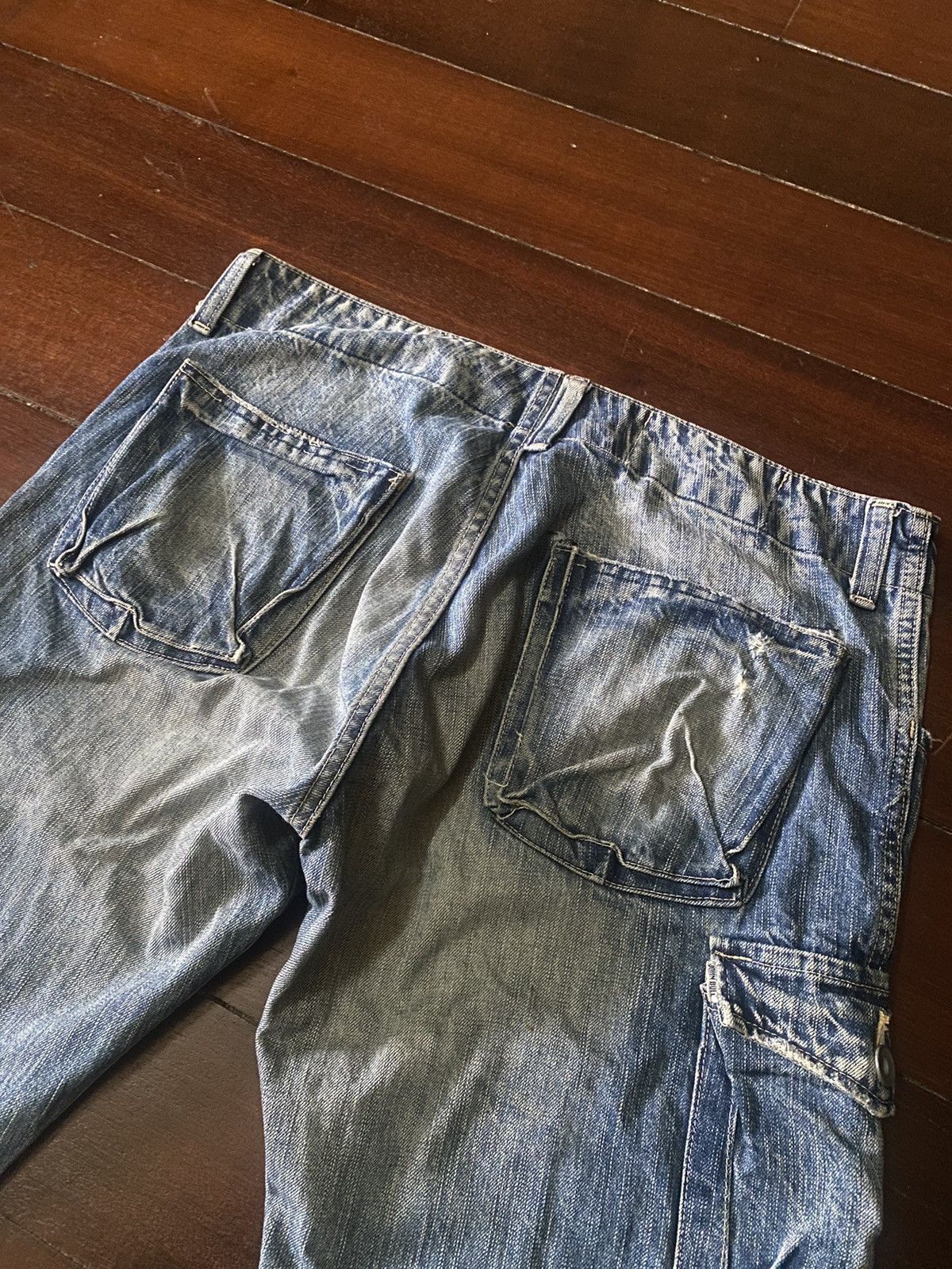 Orslow FIRE 🔥 JOHN BULL KOJIMA JAPAN CARGO DISTRESSED HONEY COMB Size US 36 / EU 52 - 18 Thumbnail