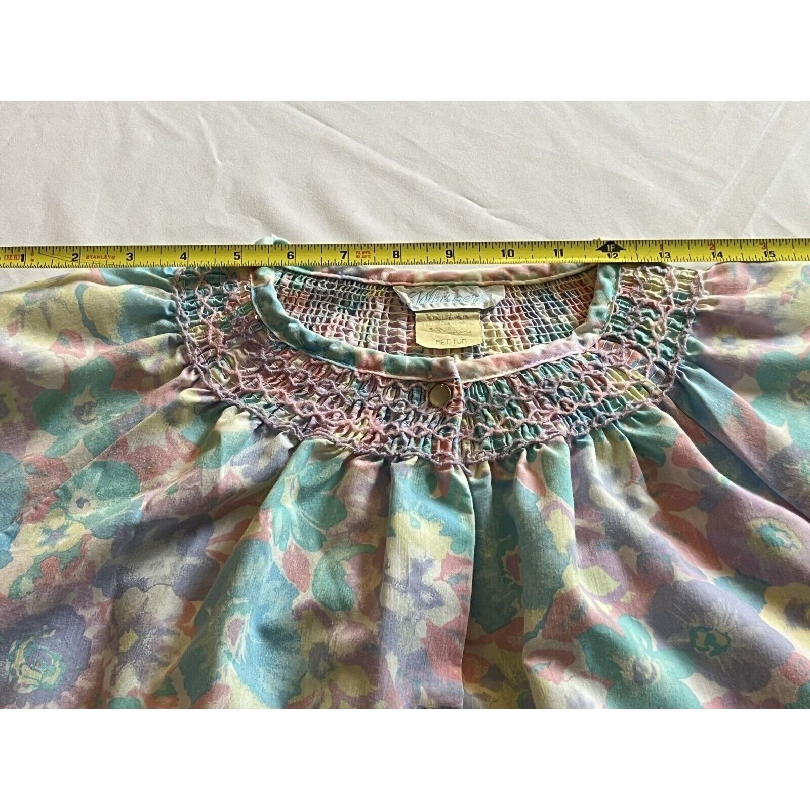 Other Vintage Whispers House Dress Robe Gown Cottagecore Grannycor Size ONE SIZE - 8 Thumbnail