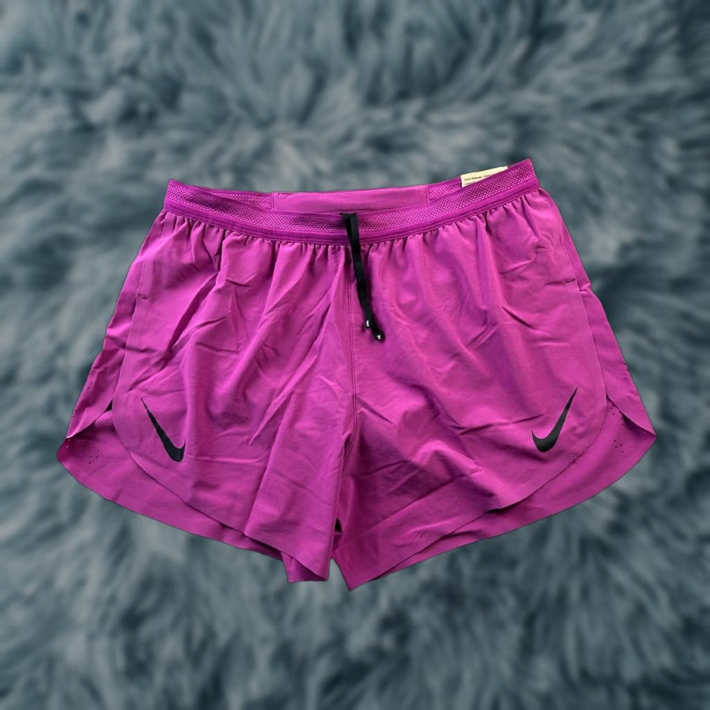 Nike Nike Aeroswift Shorts Mens Medium Purple 4" Running Dri Fit ADV Racing Size US 31 - 1 Thumbnail
