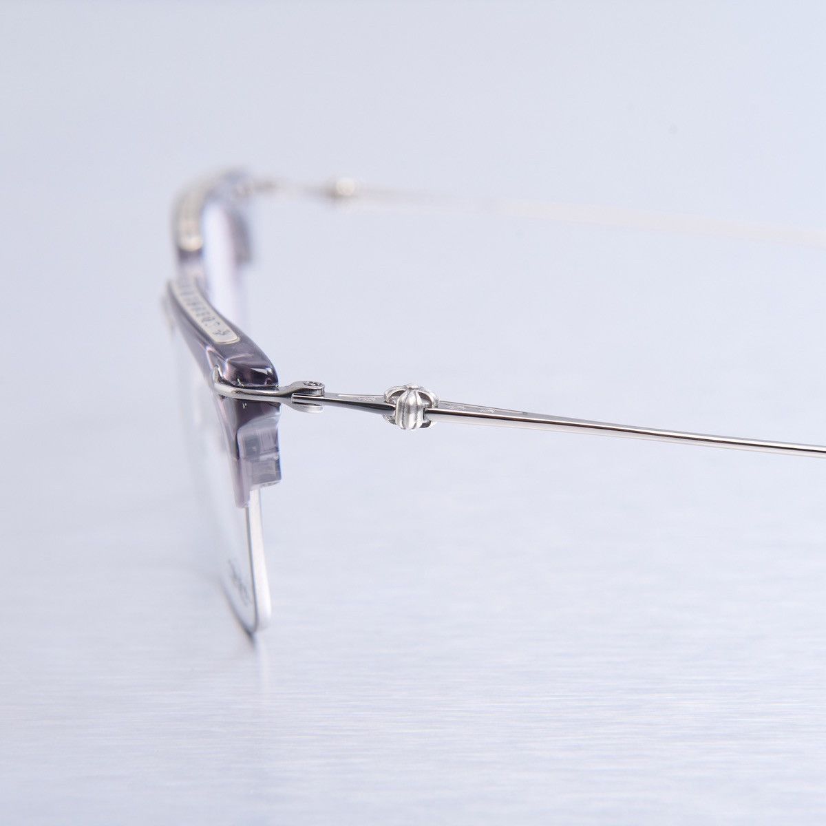 Chrome Hearts CHROME HEARTS SLUNTRADICTION (54) FLINT/GUNMETAL GLASSES Size ONE SIZE - 3 Thumbnail