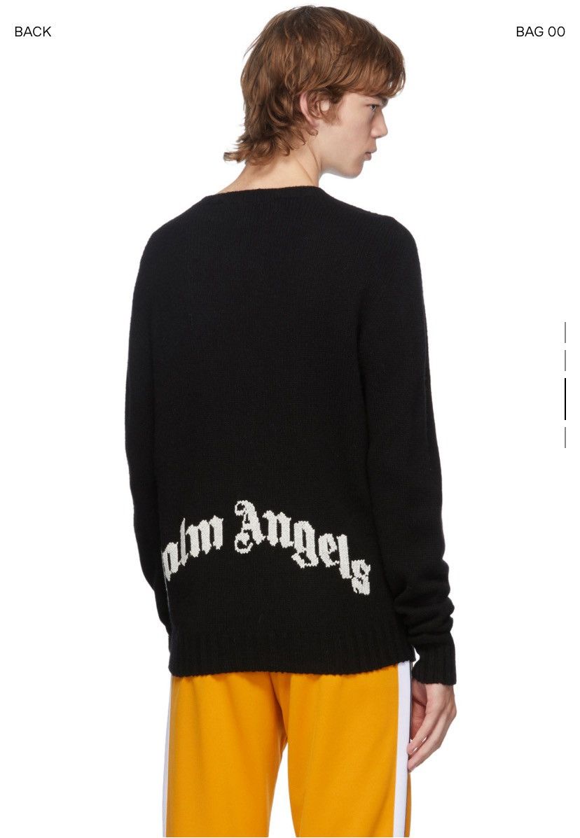 Palm Angels Palm Angels Wool Sweater Black Size M Size US M / EU 48-50 / 2 - 10 Thumbnail