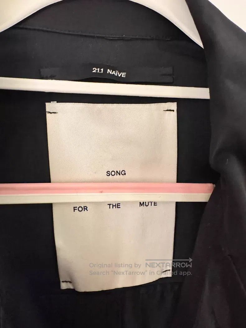 Song For The Mute SONG FOR THE MUTE Emblematic shirt jacket Size US L / EU 52-54 / 3 - 5 Thumbnail