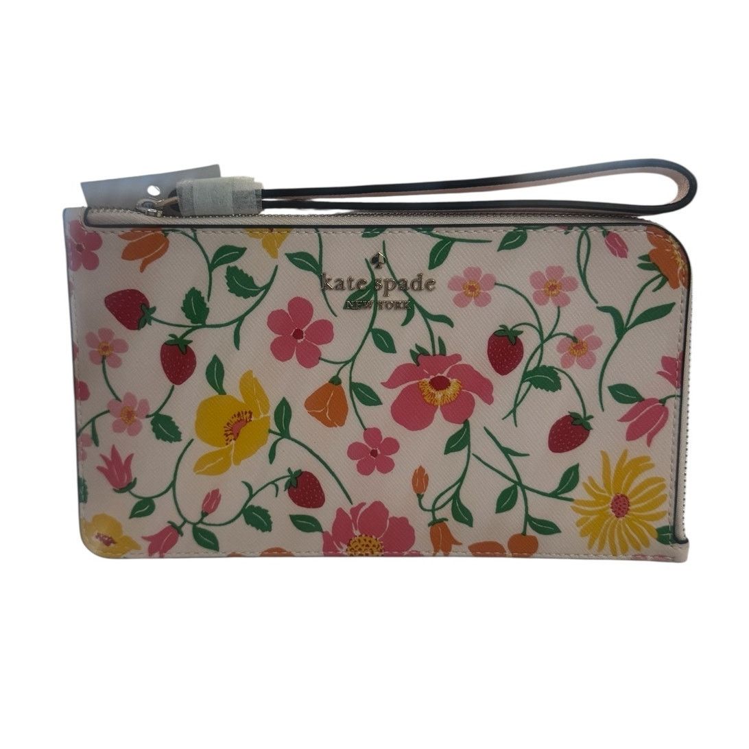 Kate Spade Kate Spade Lucy Garden Medium L-zip Wristlet Size ONE SIZE - 1 Thumbnail