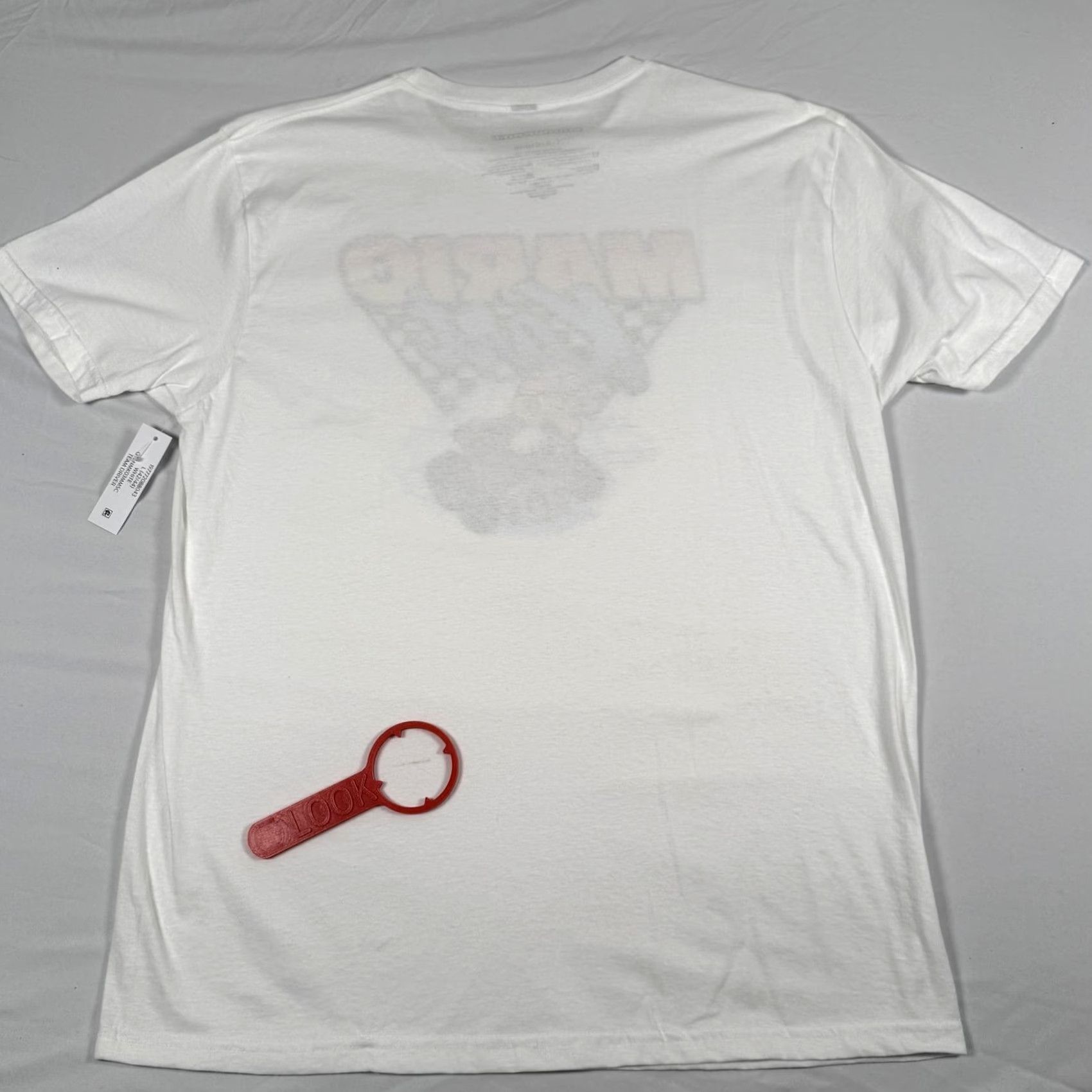 Mad Engine Mario Kart Shirt Mens Large White Graphic Tee Nintendo Mad Engine Racing Game Size US L / EU 52-54 / 3 - 4 Thumbnail