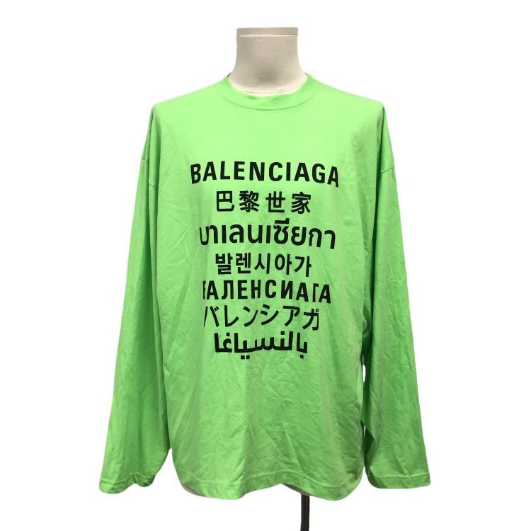 Balenciaga Balenciaga Multilingual Logo Long Sleeve T-Shirt Size XS Size US XS / EU 42 / 0 - 1 Thumbnail
