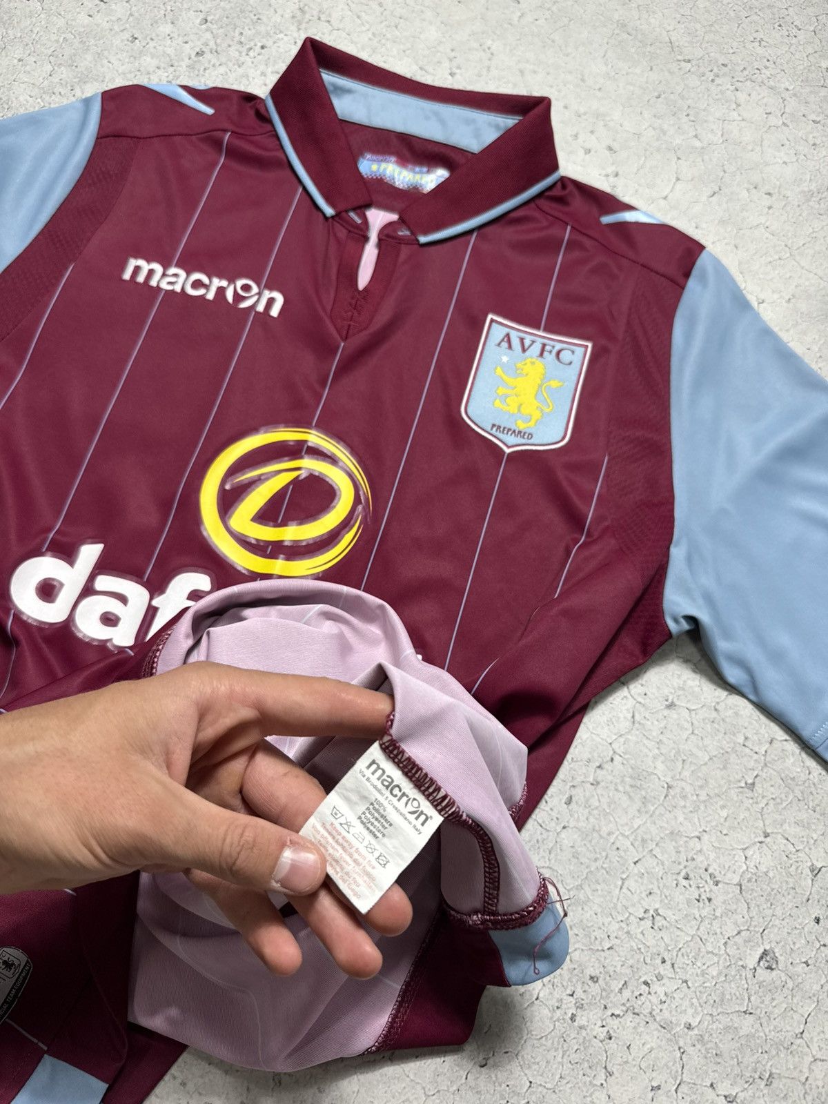 Macron Macron FC West Ham United 2014/2015 Vintage Soccer Jersey Size US M / EU 48-50 / 2 - 7 Thumbnail