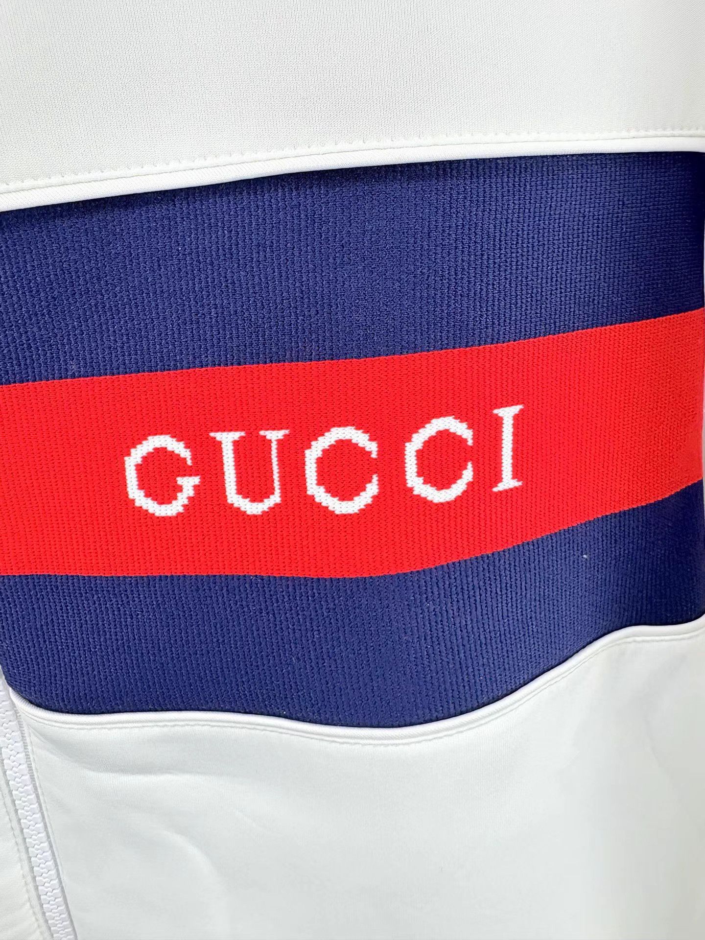 Gucci GUCCI New Red & Blue Web Jacket Size US M / EU 48-50 / 2 - 3 Thumbnail