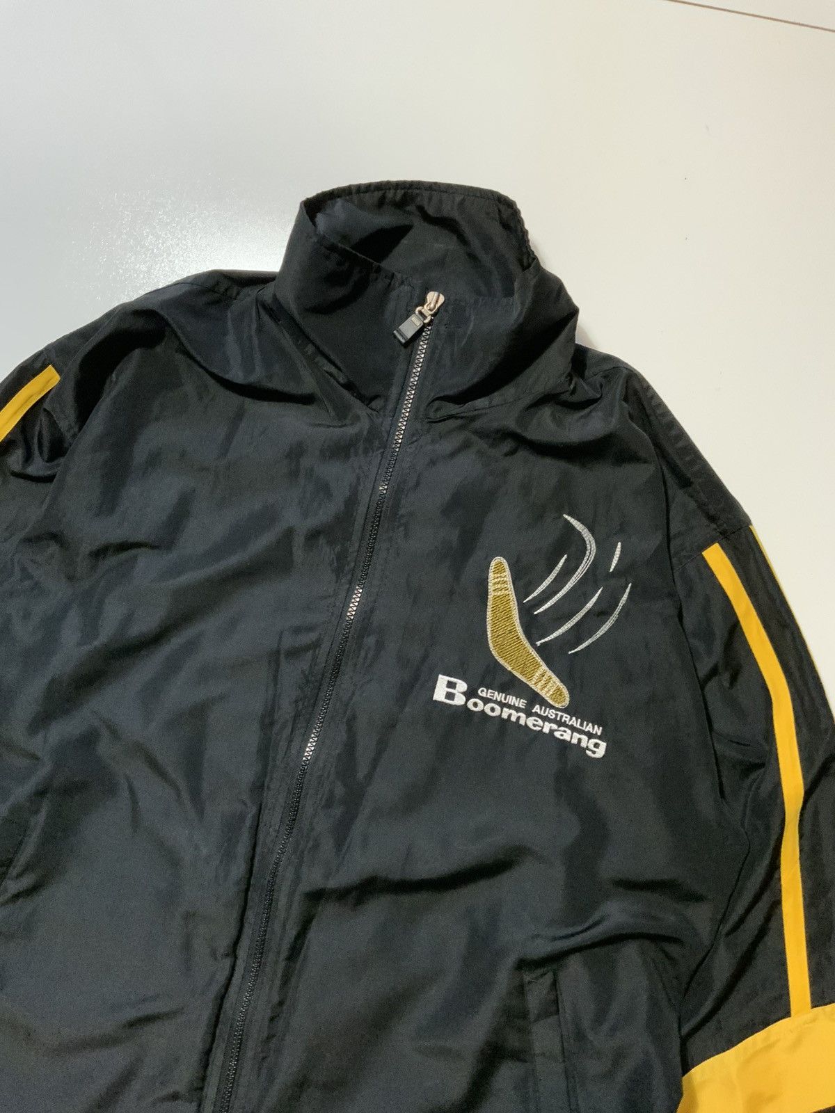 Vintage Vintage 90s Australian Boomerang Dog Windbreaker Zip Jacket Size US L / EU 52-54 / 3 - 3 Thumbnail