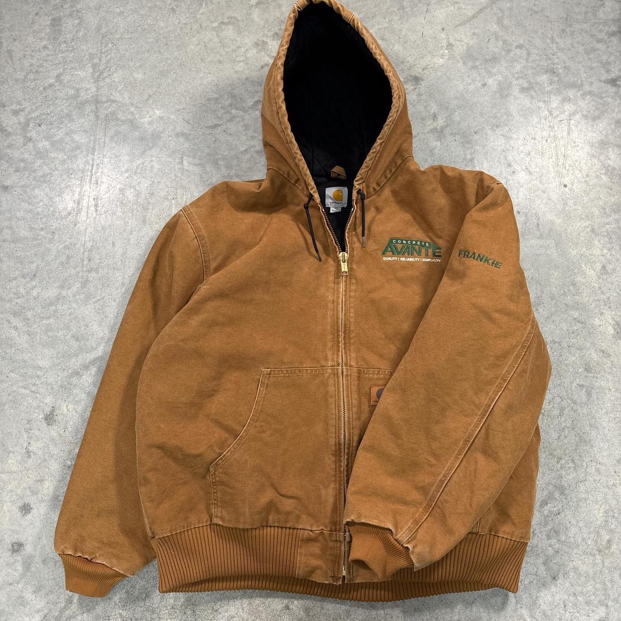 Other Vintage Carhartt Hooded Active Work Wear Jacket Size US XL / EU 56 / 4 - 4 Thumbnail