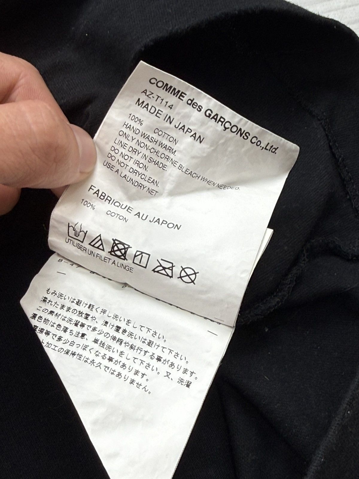 Comme des Garcons CDG Play Comme Des Garçons Inverted Heart Black and White Size US M / EU 48-50 / 2 - 7 Thumbnail