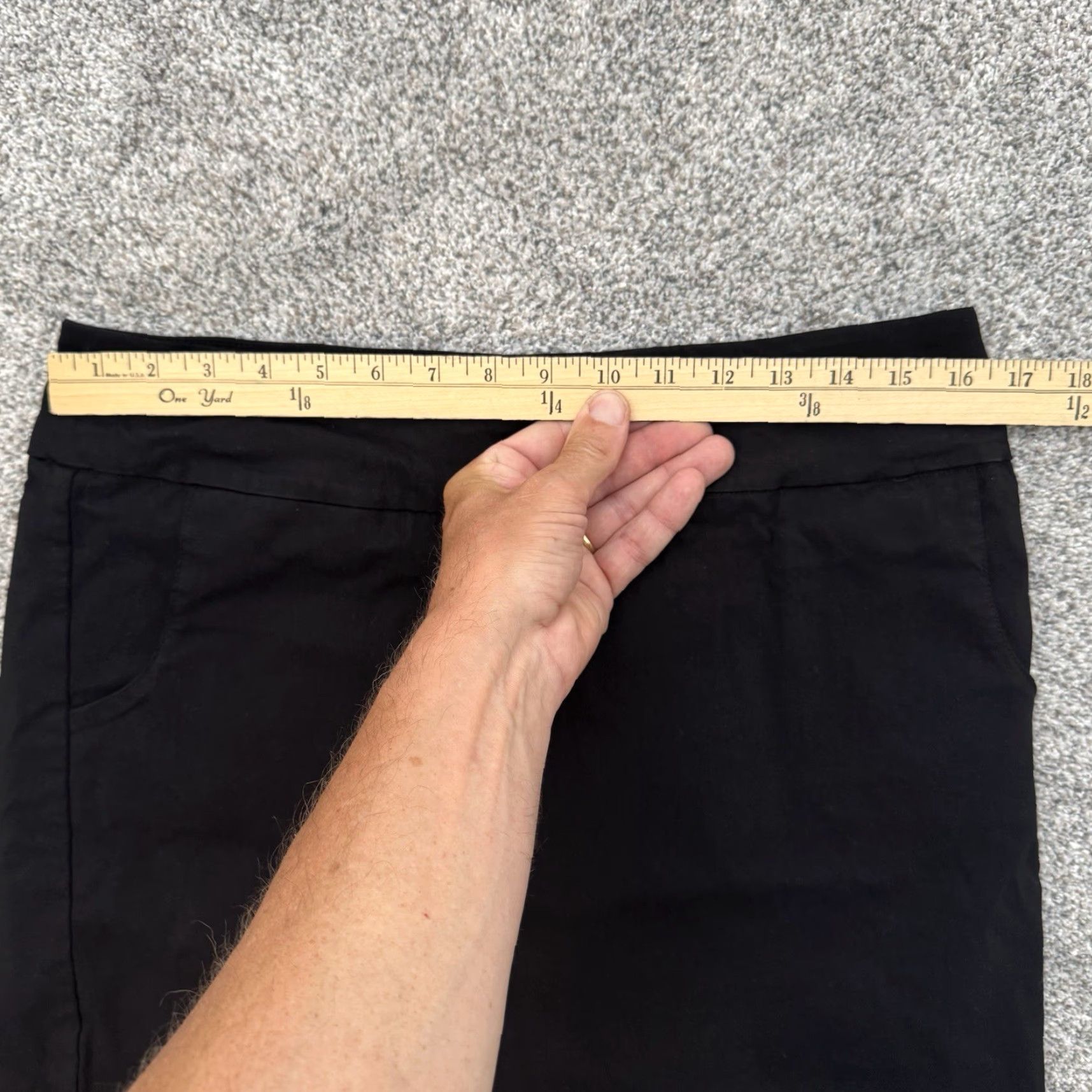 Vintage Zac & Rachel Skort Women 12 Black Solid Athletic Gothic Classic Dark Academia Office Chic Preppy Golf Walking Size ONE SIZE - 2 Thumbnail