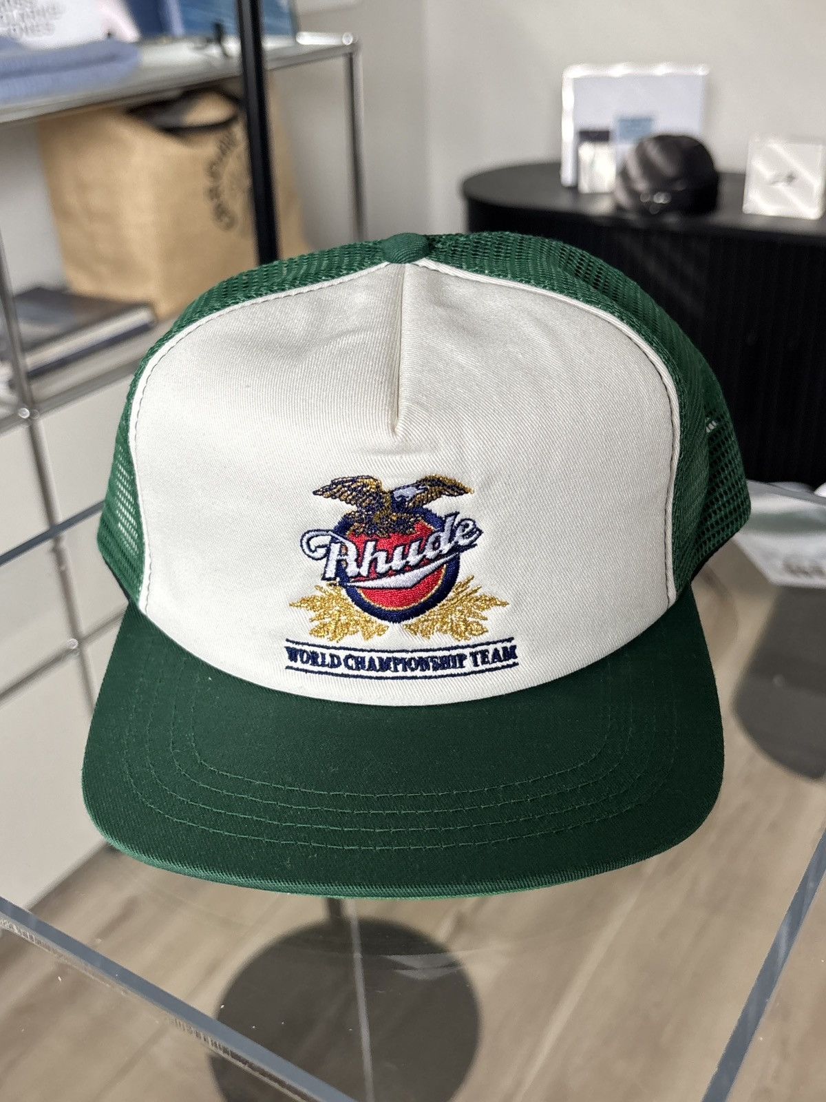 Rhude RHUDE | EAGLE MOONLIGHT LOGO HAT Size ONE SIZE - 1 Thumbnail