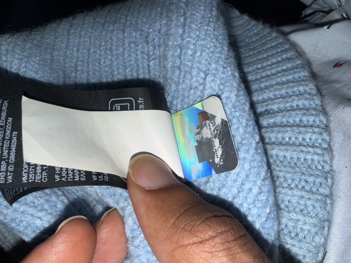 The North Face The north face blue knit beanie Size ONE SIZE - 2 Thumbnail