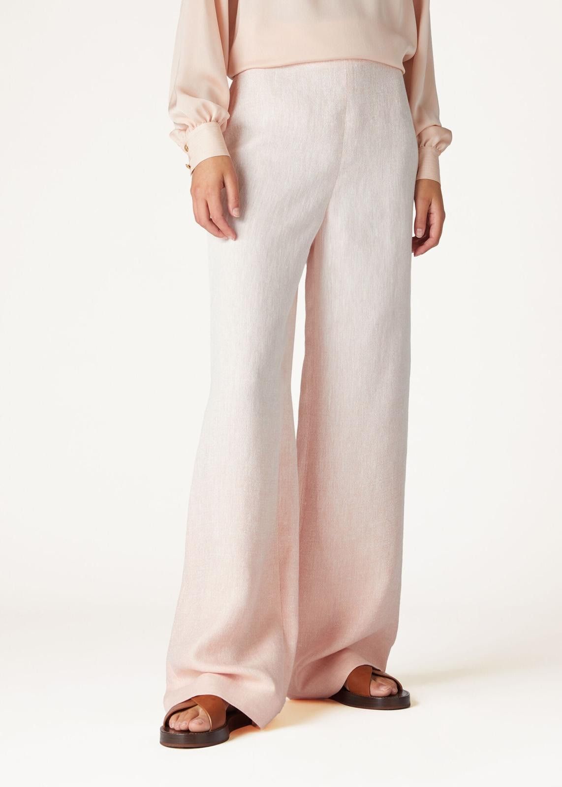 Loro Piana o1srvl11e0425 FAO0884 Aiden Trouser in Light Pink Size 27" / US 4 / IT 40 - 2 Thumbnail