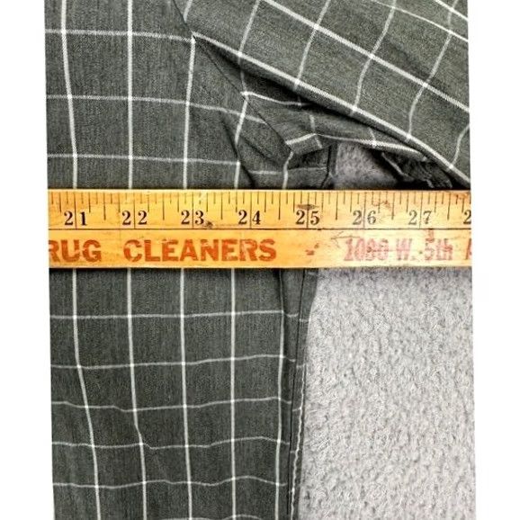 UNTUCKit UNTUCKit Shirt Button Up Mens 2XL Grey Slim Fit Long Sleeve Window Pane Check Size US XXL / EU 58 / 5 - 6 Thumbnail