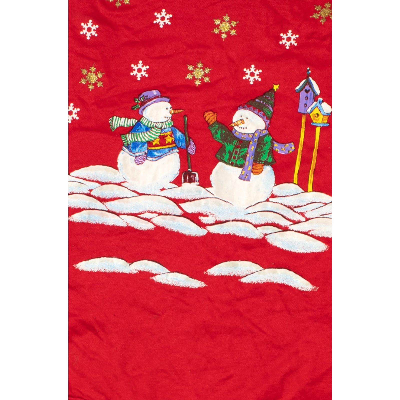 Blair VINTAGE Snowman Friends Ugly Christmas Sweatshirt Blair Medium Adults 61657 Size M / US 6-8 / IT 42-44 - 2 Thumbnail