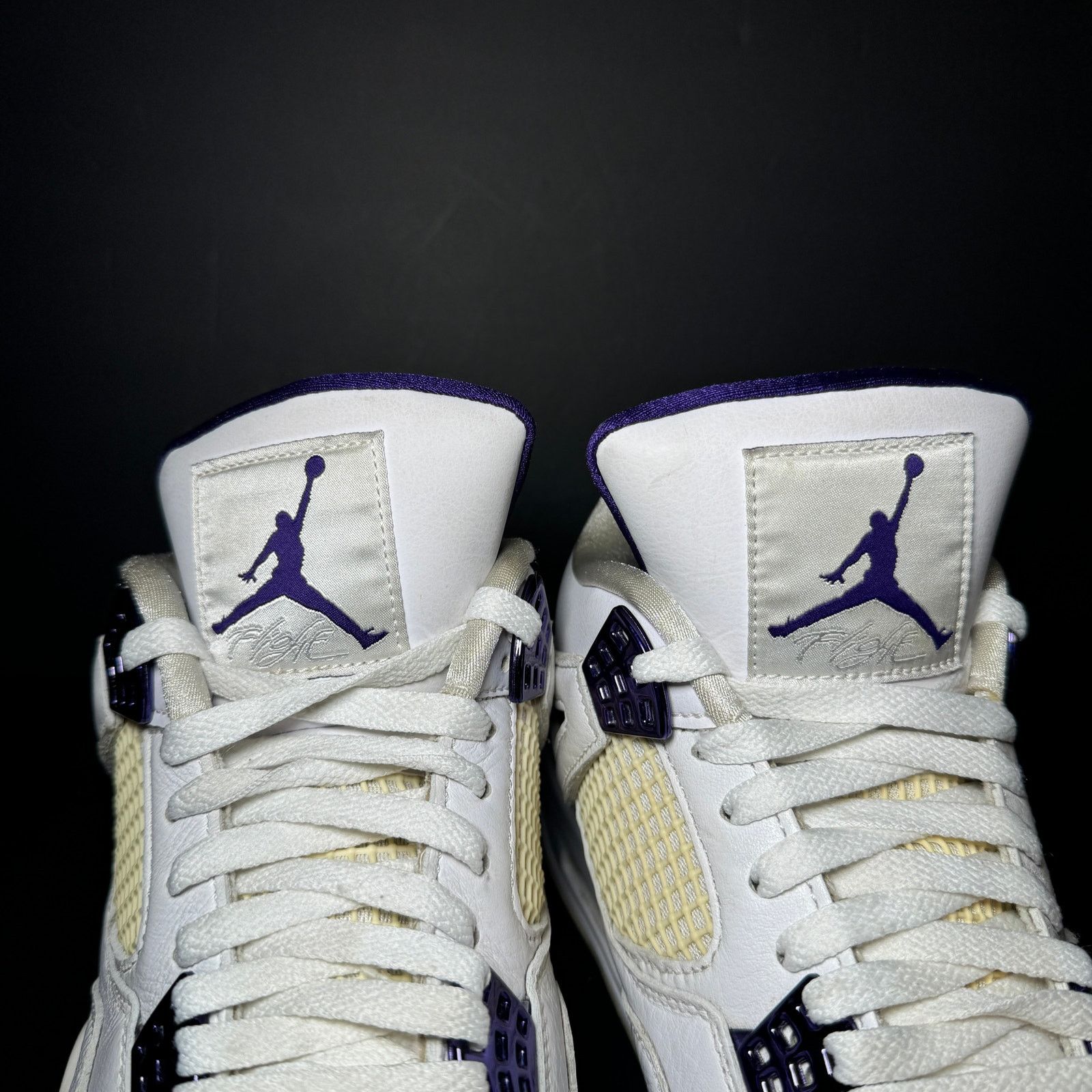 Jordan Brand × Nike Size 10.5 - Air Jordan 4 Retro Purple Metallic Men's Shoes Size US 10.5 / EU 43-44 - 5 Thumbnail