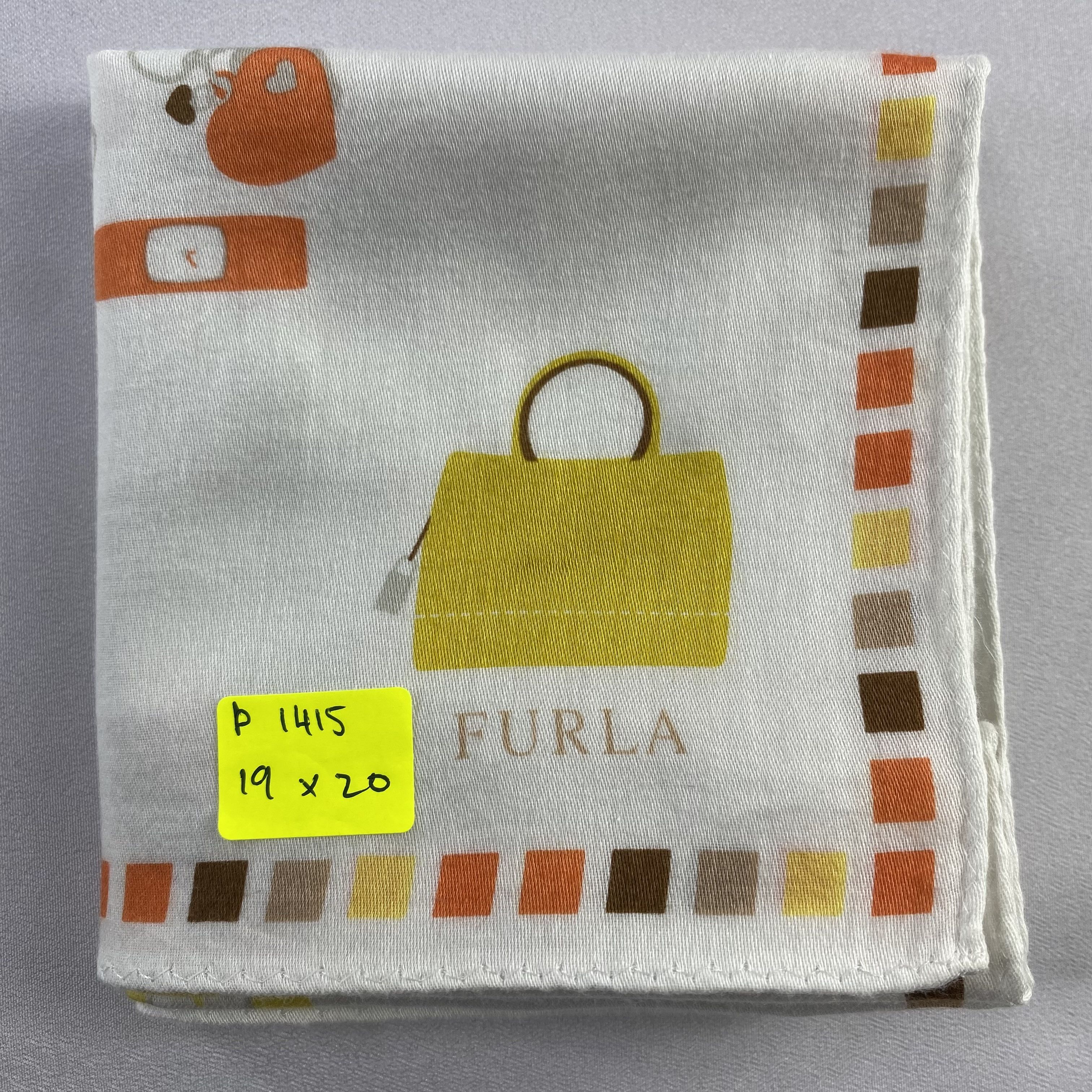Furla × Vintage Furla Bandana/ Handkerchief / Neckerchief-P1415 Size ONE SIZE - 5 Thumbnail