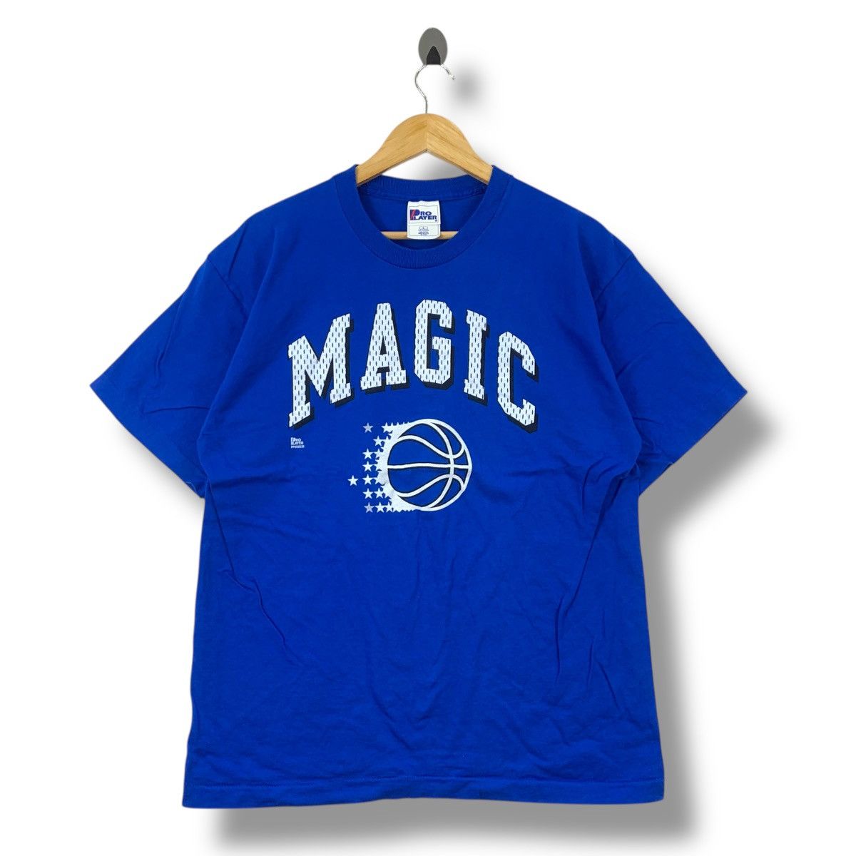 NBA × Pro Player × Vintage Vintage 90's ORLANDO MAGIC Basketball Pro Player Tee Shirt Size US L / EU 52-54 / 3 - 1 Thumbnail