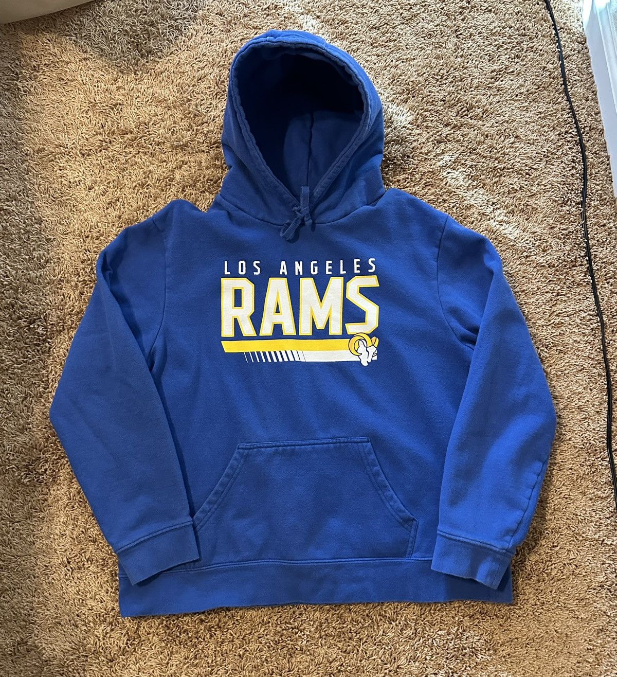 NFL Vintage NFL Los Angeles Rams blue hoodie xl official merch Size US XL / EU 56 / 4 - 1 Thumbnail