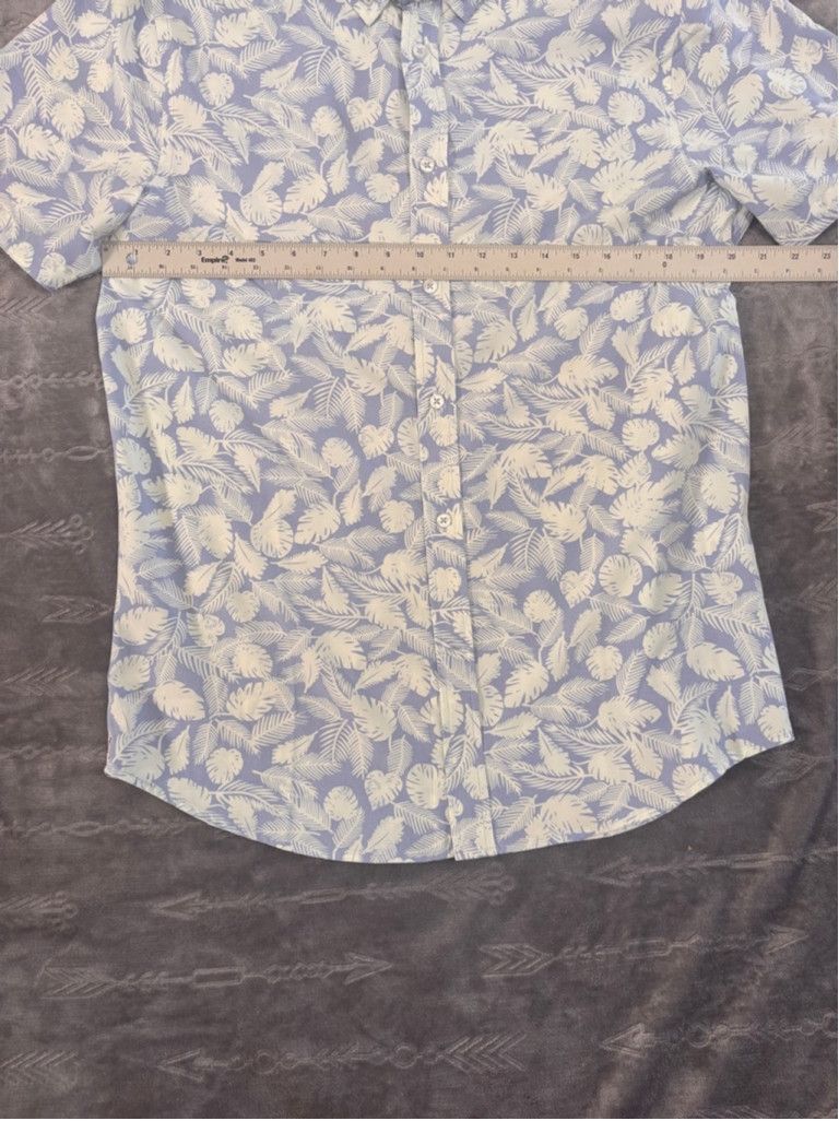 Other Men's Heritage Button Down Shirt Size L Blue Floral Size US L / EU 52-54 / 3 - 2 Thumbnail