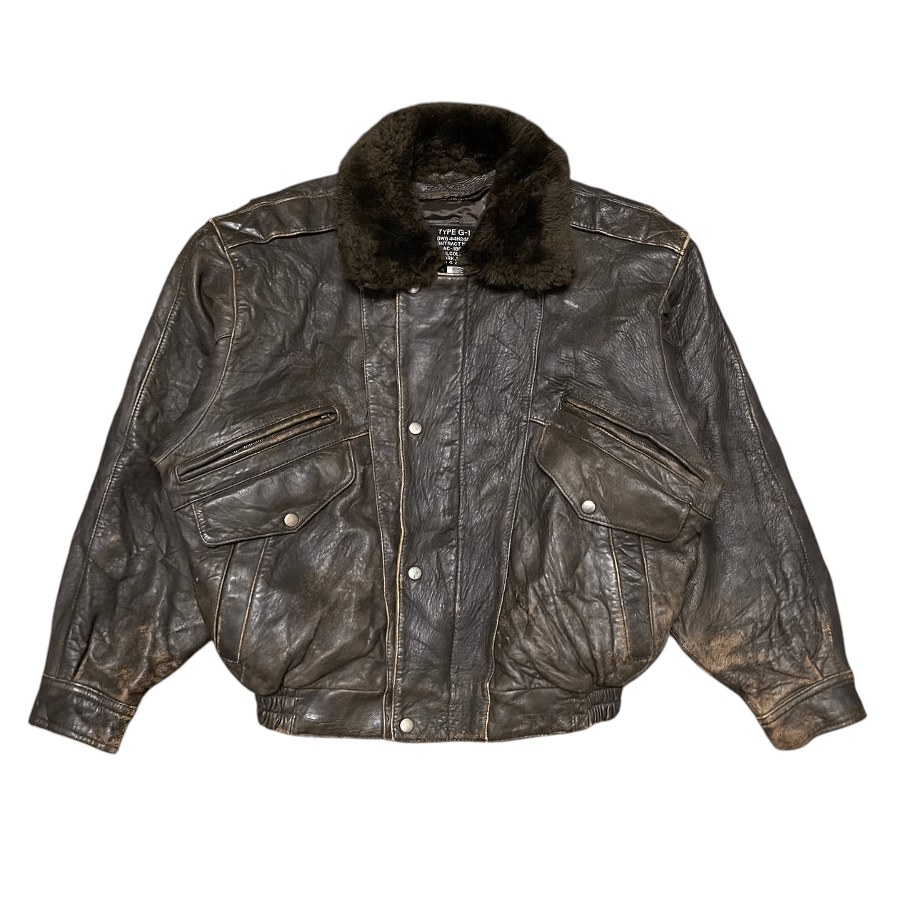 Genuine Leather × Japanese Brand × Leather Jacket LEATHER
