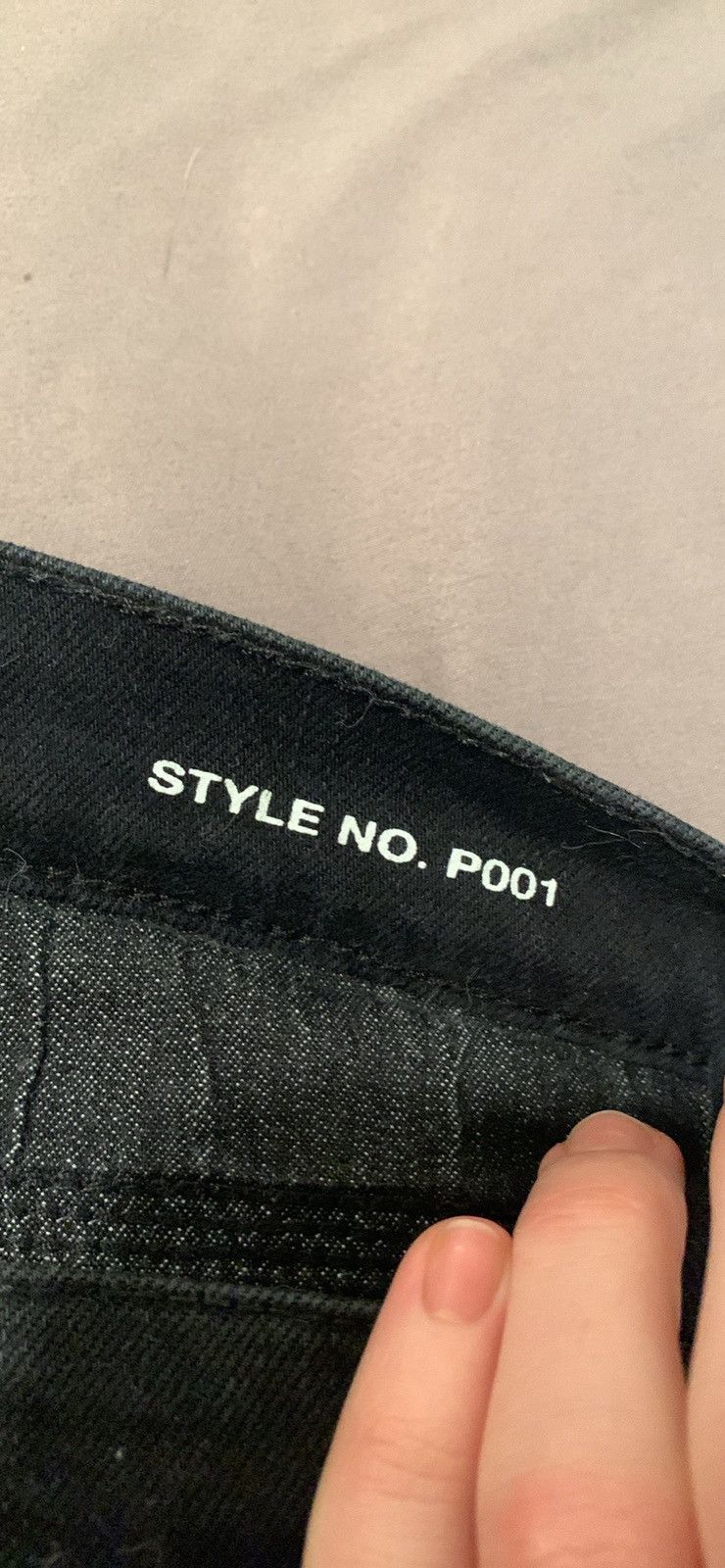 Purple Brand Purple Jeans Black Oil spill Size US 31 - 9 Thumbnail