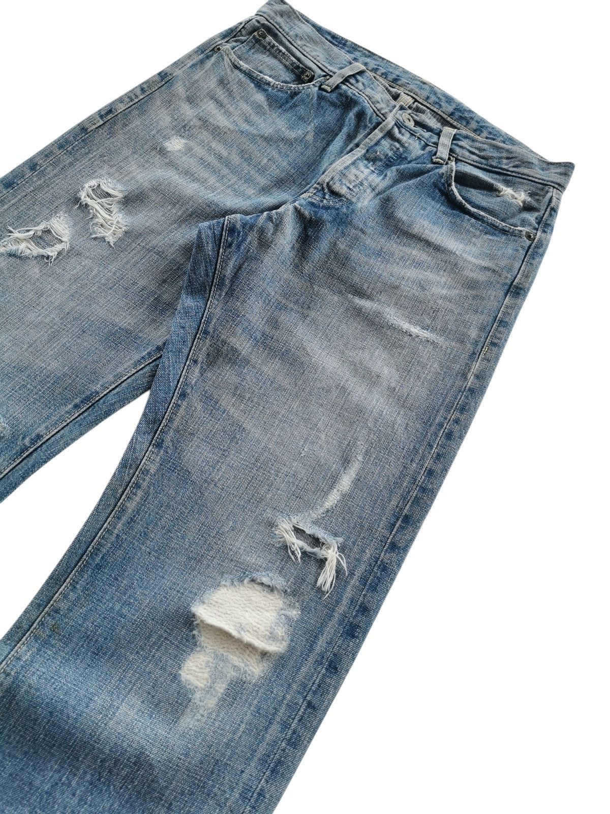 Journal Standard Japanese Brand Journal Standard Distressed Thrashed Jeans Size US 29 - 8 Thumbnail