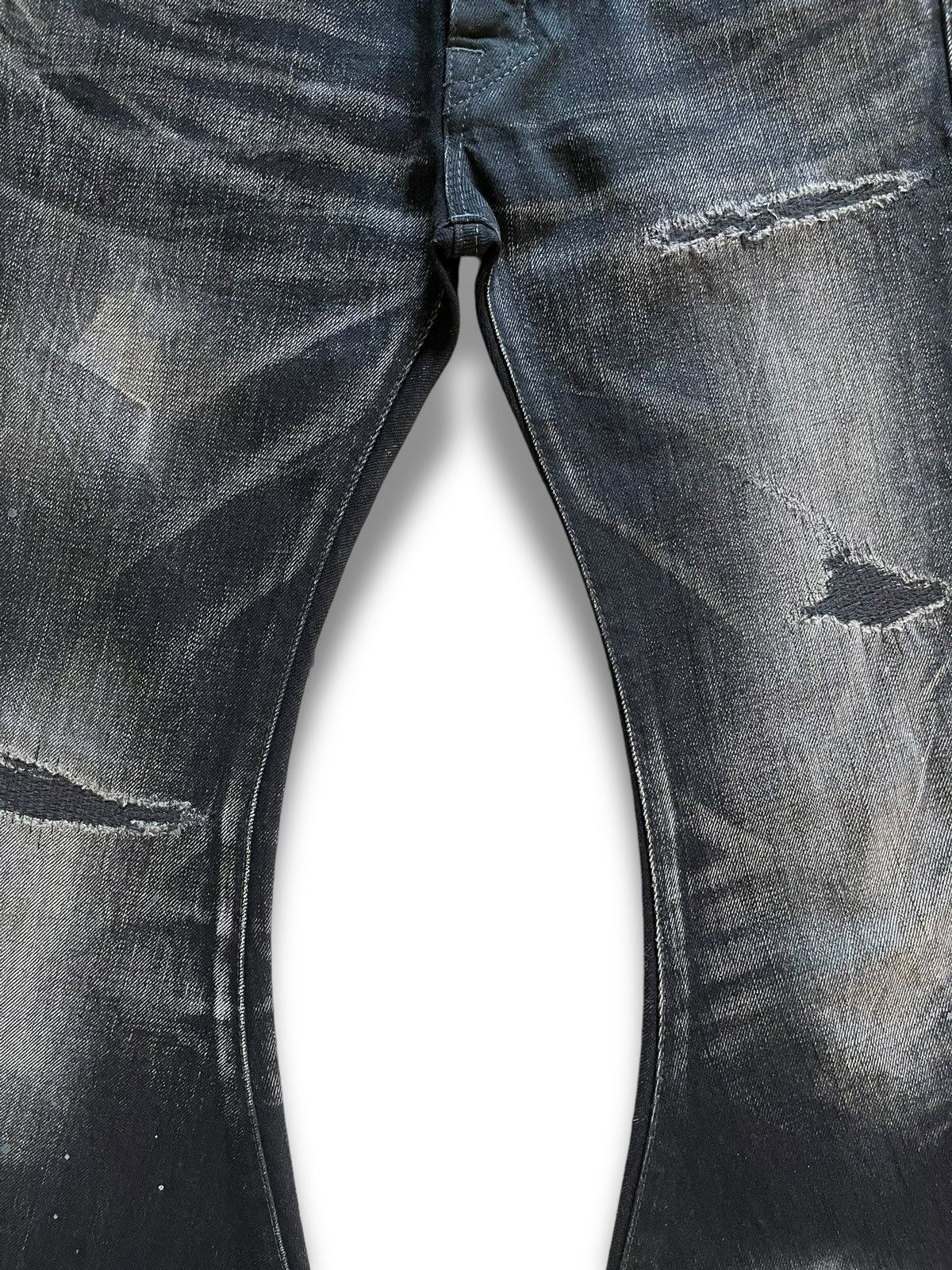 CIVARIZE × Japanese Brand Vintage Japanese Civarize Painted Gaultier Style Punk Jeans Size US 30 / EU 46 - 5 Thumbnail