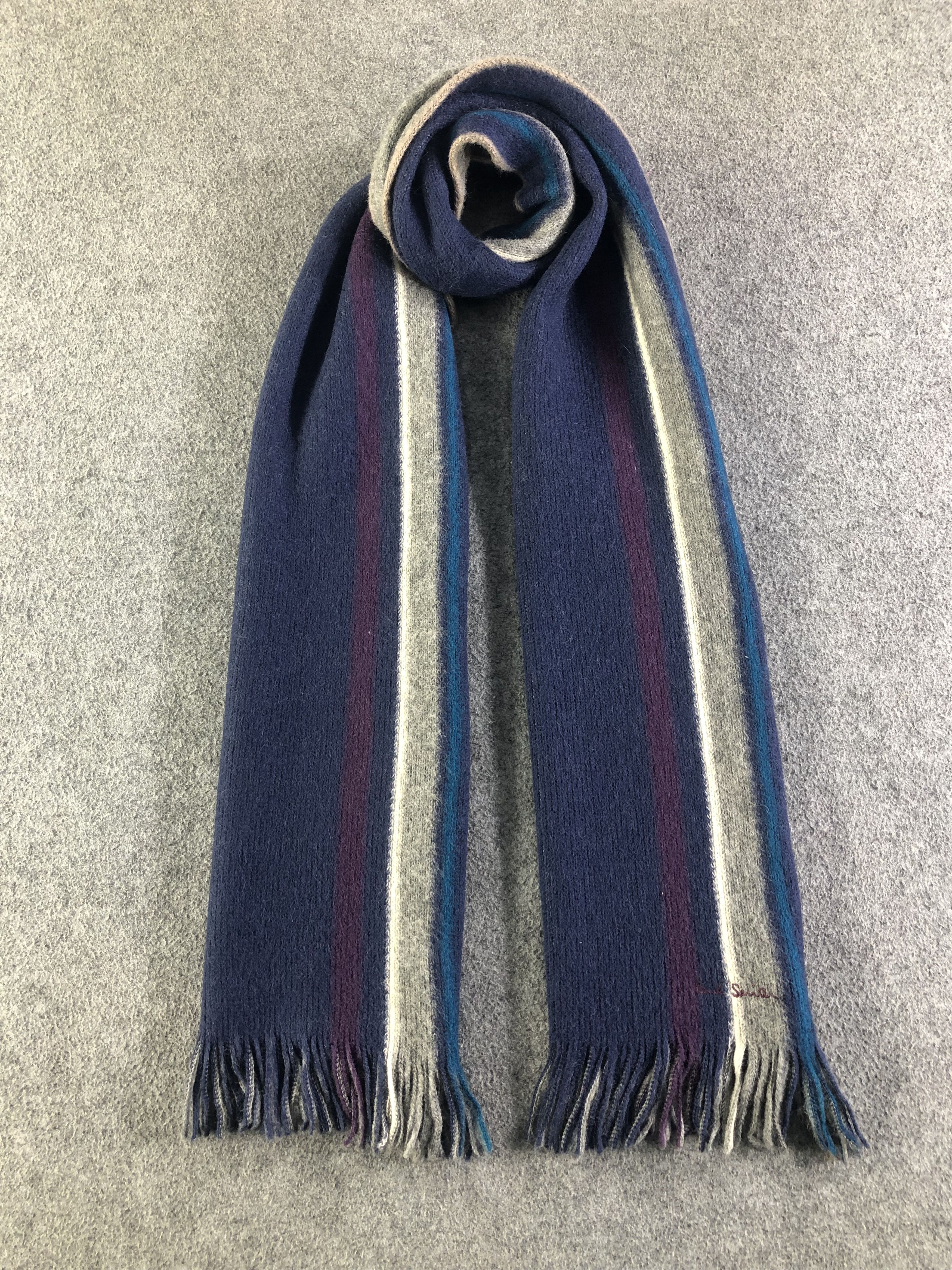Paul Smith Paul Smith Wool Scarf / Muffler / Neckwear SS1295 Size ONE SIZE - 1 Thumbnail