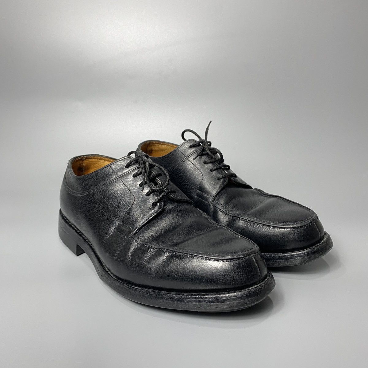 John Lobb Derby Barros Black Leather Shoes Size US 8.5 / EU 41-42 - 1 Thumbnail