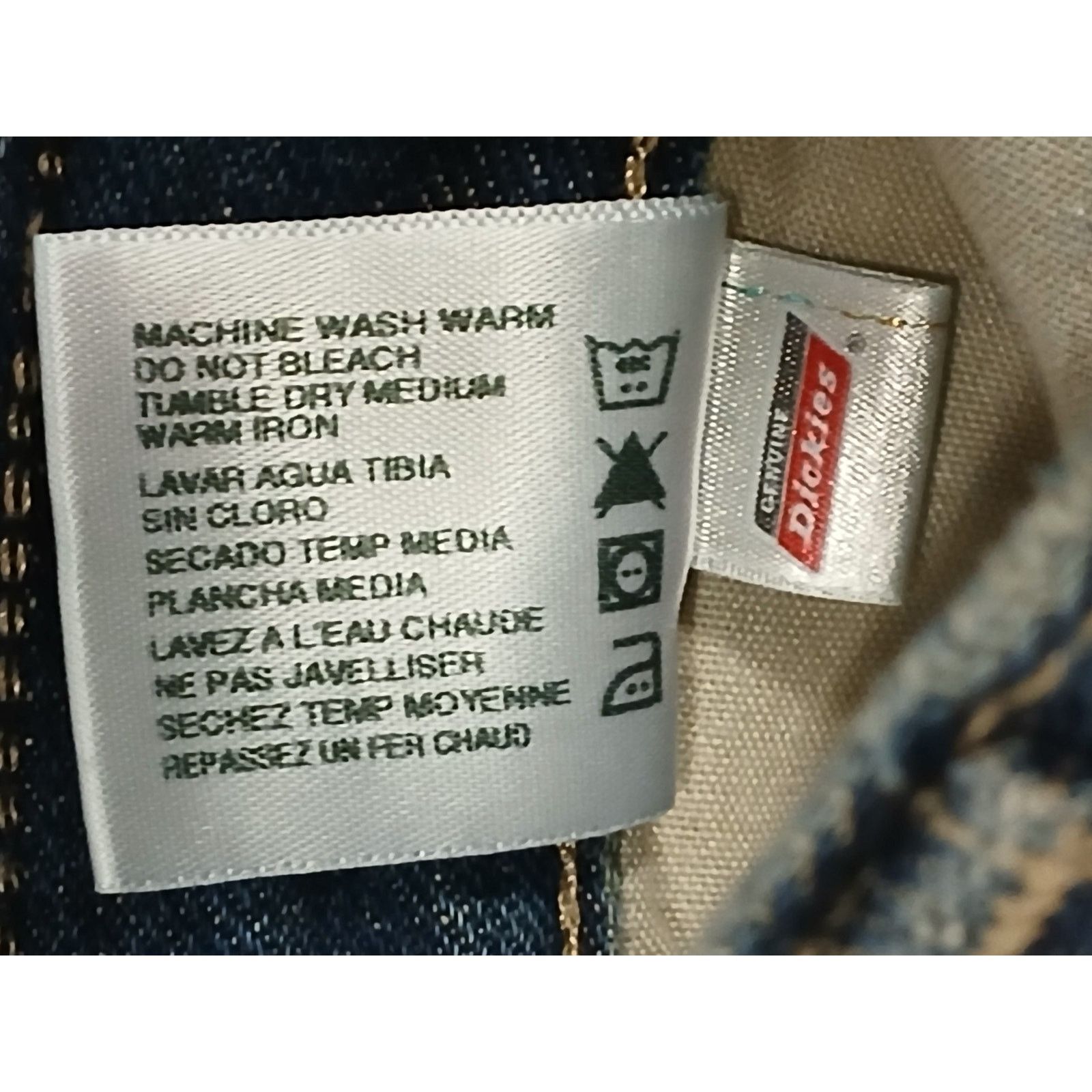 Dickies Dickie's (44x32) Men's Relaxed Carpenter Blue Denim Jeans Size US 44 / EU 60 - 10 Thumbnail