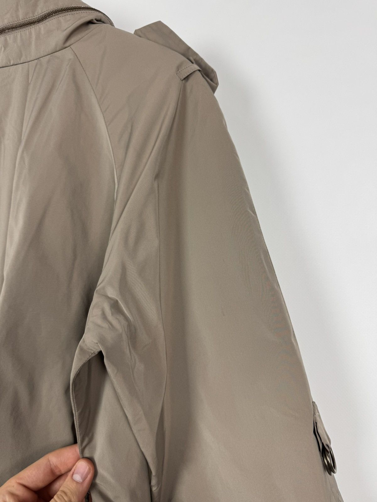 Brunello Cucinelli Rivamonti by Brunello Cucinelli Woman’s Trench Coat Jacket Size XL / US 12-14 / IT 48-50 - 20 Thumbnail