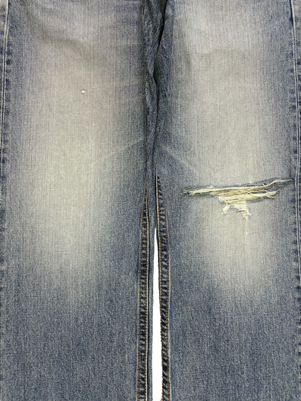 Edwin Exclusive Vintage Edwin Faded Distressed Loose Baggy Jeans Size US 32 / EU 48 - 5 Thumbnail