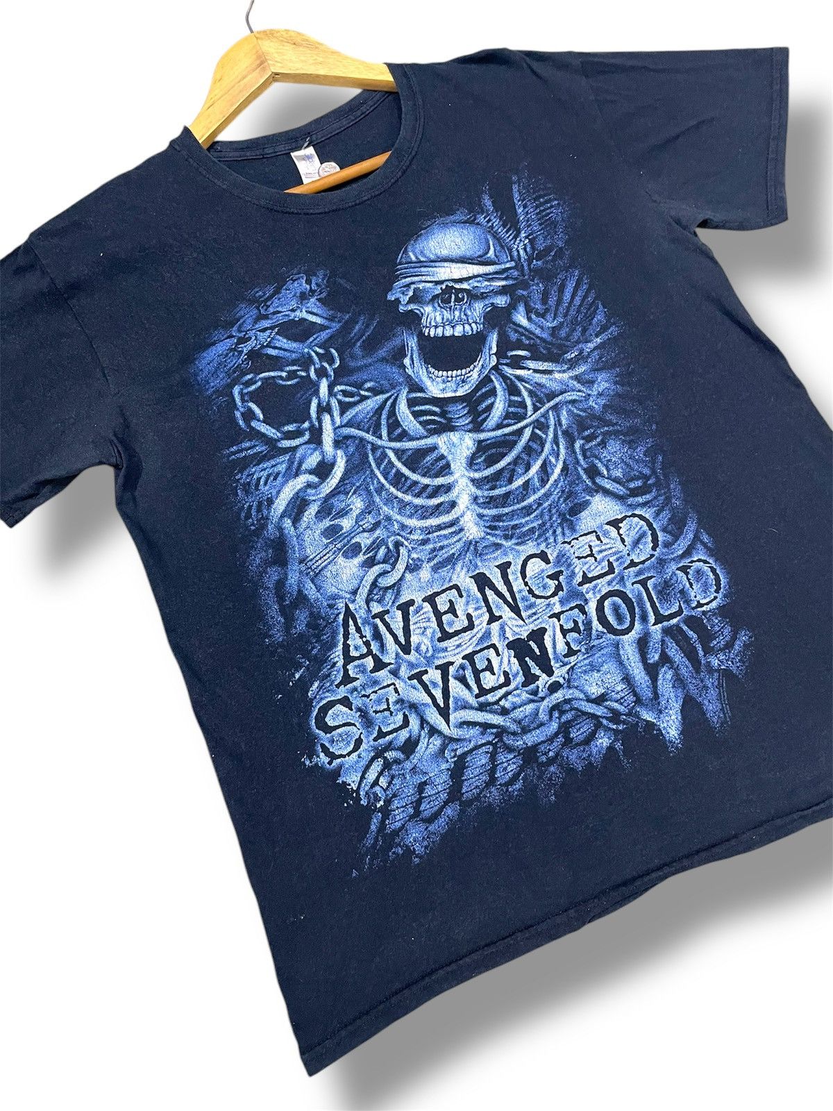 Band Tees × Gildan × Japanese Brand Rare Avenged Sevenfold Tshirt Size US M / EU 48-50 / 2 - 2 Thumbnail