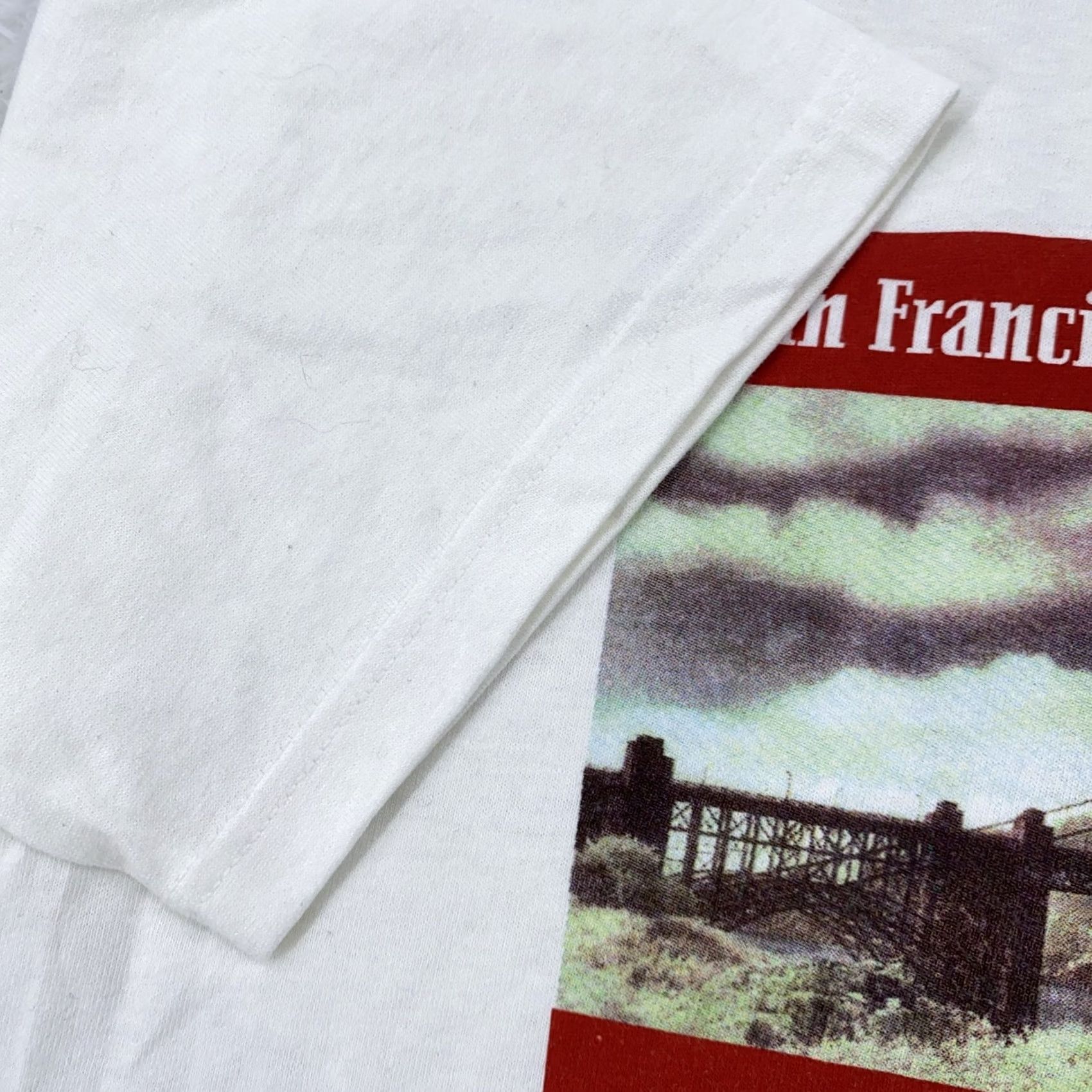 Vintage VINTAGE San Francisco Chronicle Marathon Shirt Mens M White California 2003 Tee Mens Size US M / EU 48-50 / 2 - 7 Thumbnail