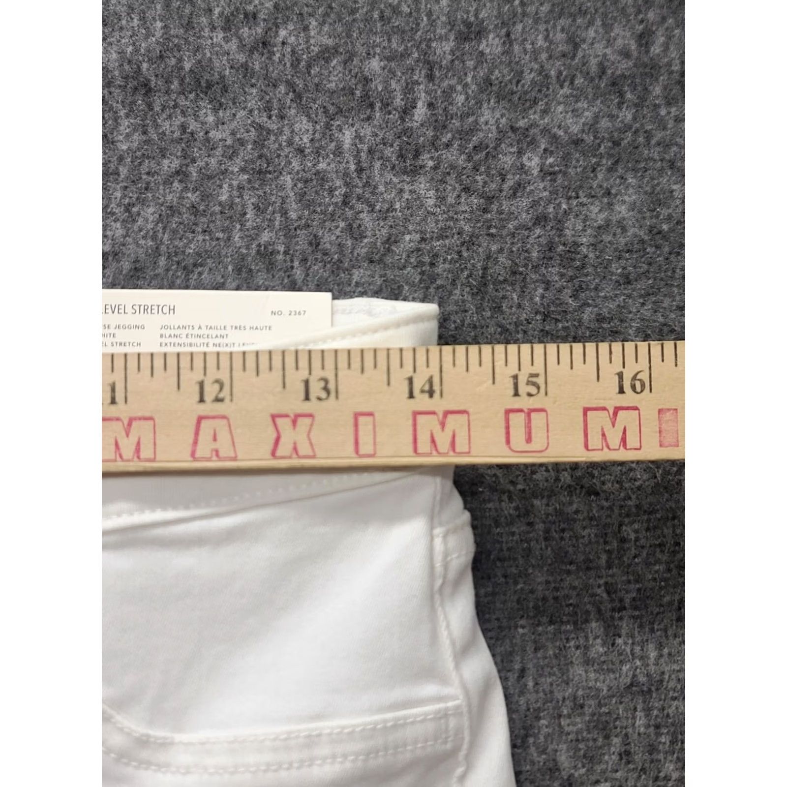 American Eagle Outfitters VINTAGE American Eagle Jeans Womens 6 27x28 Regular Ankle High Rise White 5-Pocket Denim Capstone Size 28" / US 6 / IT 42 - 3 Thumbnail