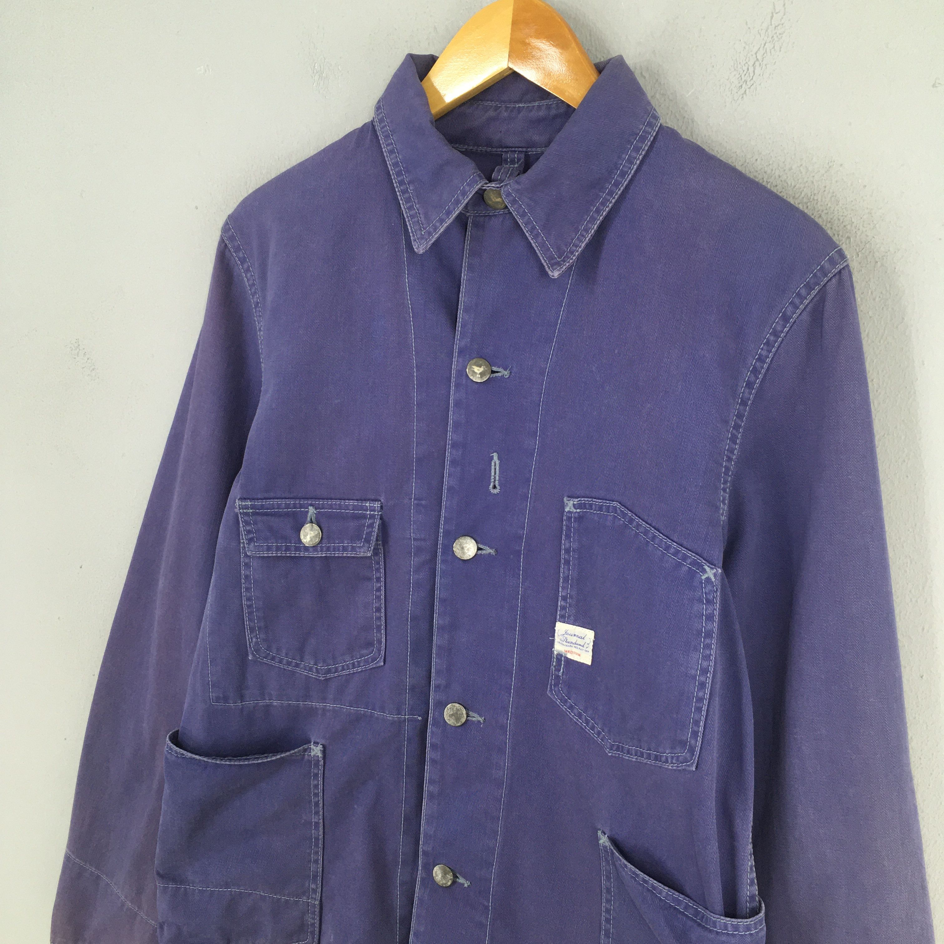 Journal Standard Vintage 90s Journal Standard Denim Workers Button Jacket M Size US M / EU 48-50 / 2 - 4 Thumbnail