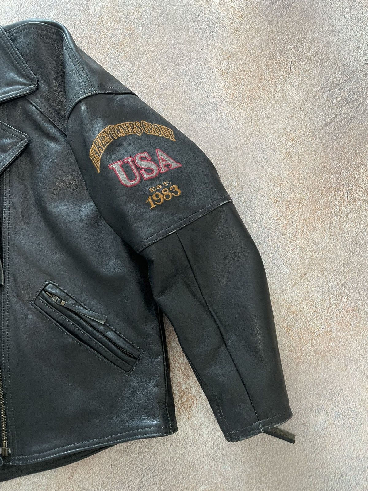 Harley Davidson Harley Davidson USA Harley Owners Group Leather Jacket Size M / US 6-8 / IT 42-44 - 7 Thumbnail