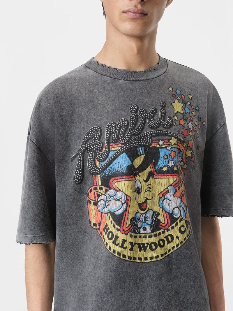 Amiri o1orln1125 MR.Hollywood Oversized T-Shirt in Grey Size US M / EU 48-50 / 2 - 5 Thumbnail