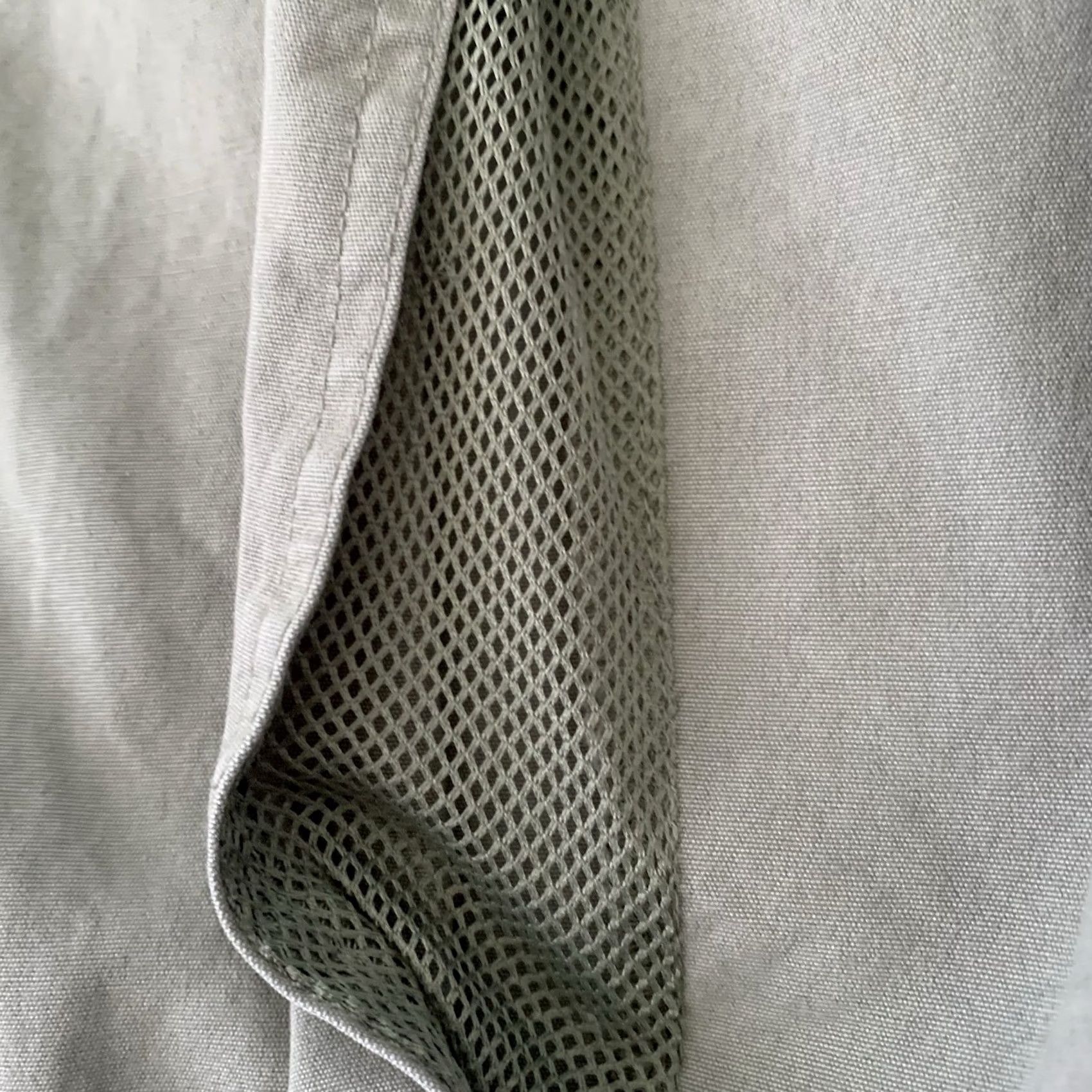Olive Guide Series Shooting Shirt Mens Large Olive Canvas Quilted Shoulder Back Vents Size US L / EU 52-54 / 3 - 4 Thumbnail