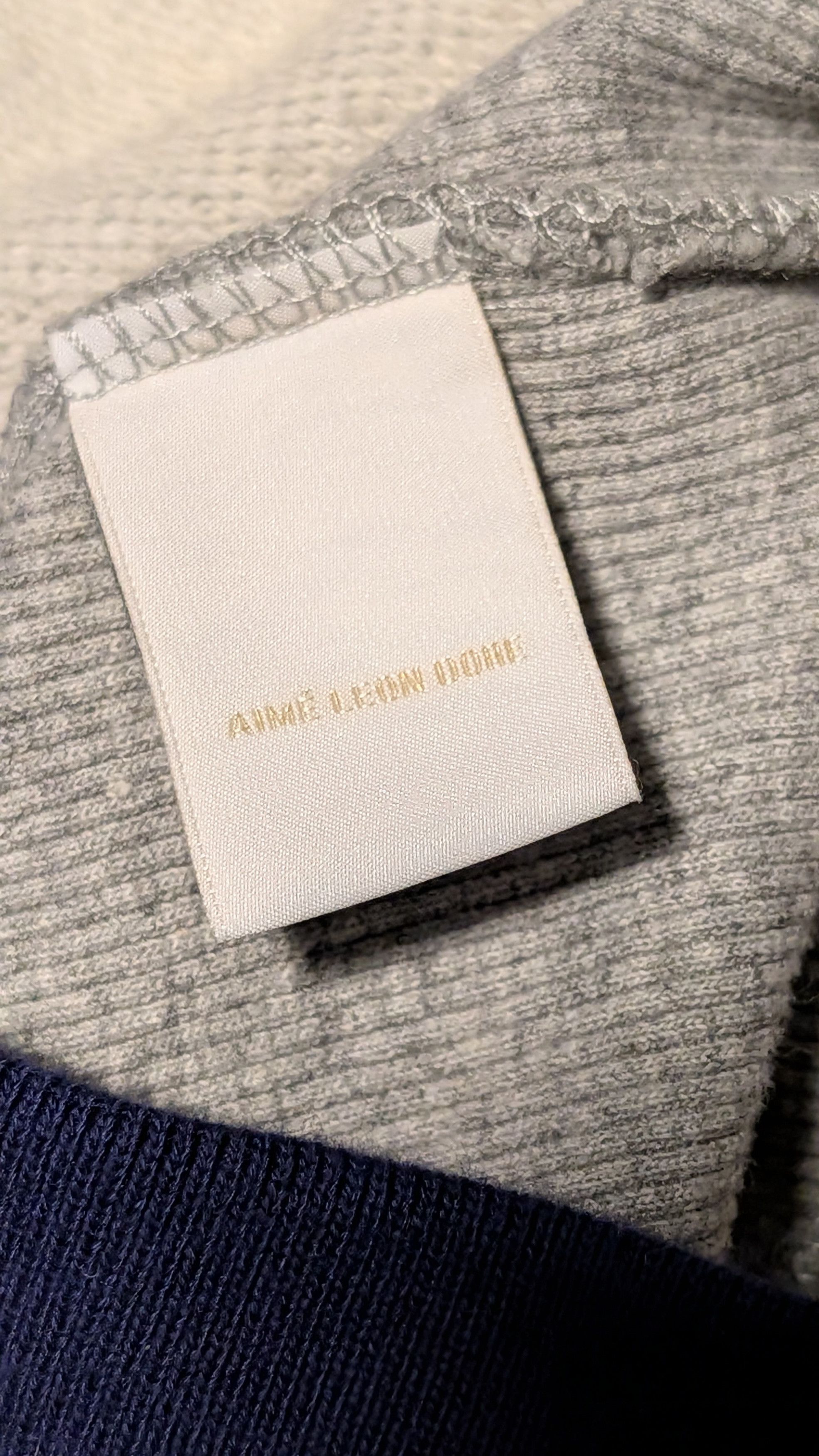 Aime Leon Dore Aimé Leon Dore Collegiate Crew Sweatshirt in Heather Grey Size US S / EU 44-46 / 1 - 6 Thumbnail