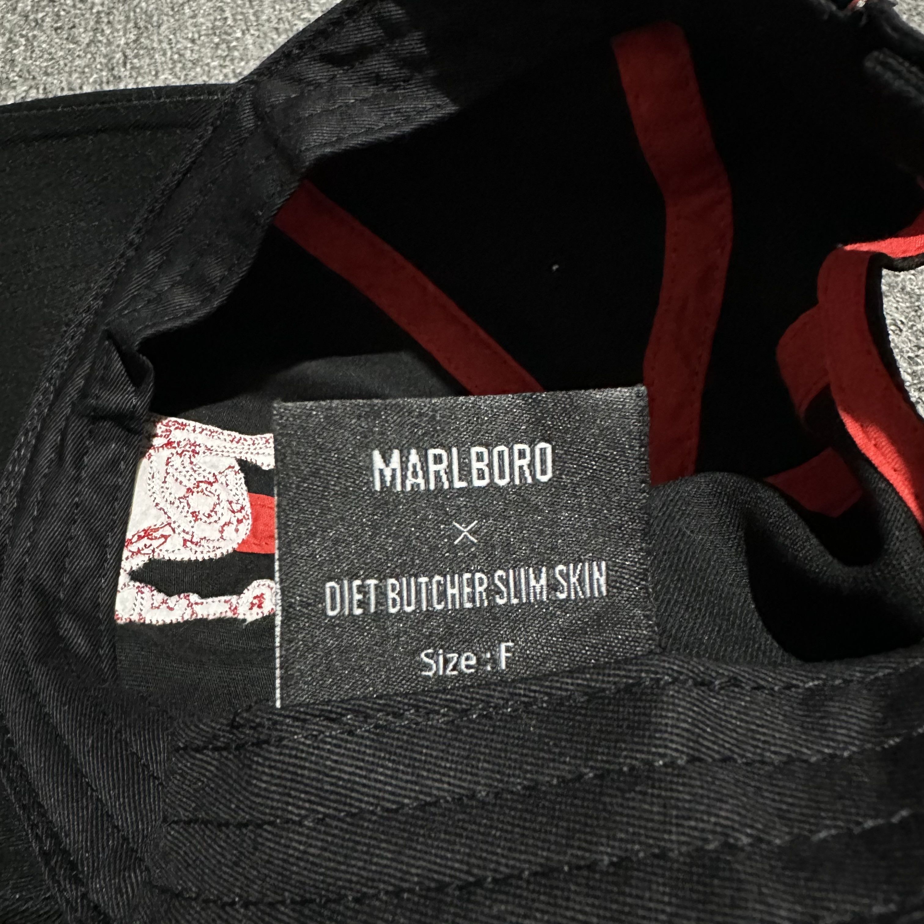Diet Butcher Slim Skin × Japanese Brand × Marlboro Vintage Diet Butcher Slim Skin x Marlboro Hats Size ONE SIZE - 6 Thumbnail