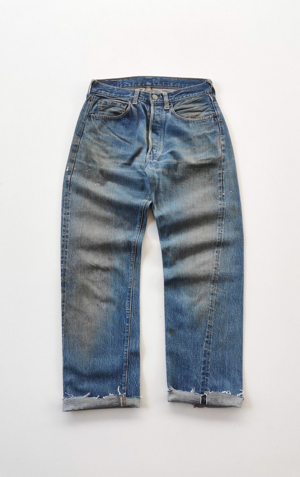 image of Levis Vintage Rindem Top Button Stamp No 8 Selvedge Denim, Men's (Size 28)