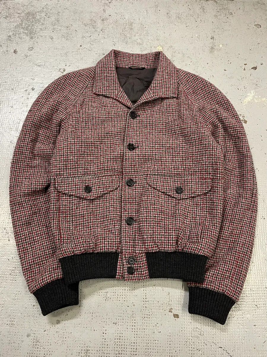 Dolce & Gabbana 2000s Dolce & Gabbana Harrington Red & Grey Bomber Jacket Size US M / EU 48-50 / 2 - 4 Thumbnail