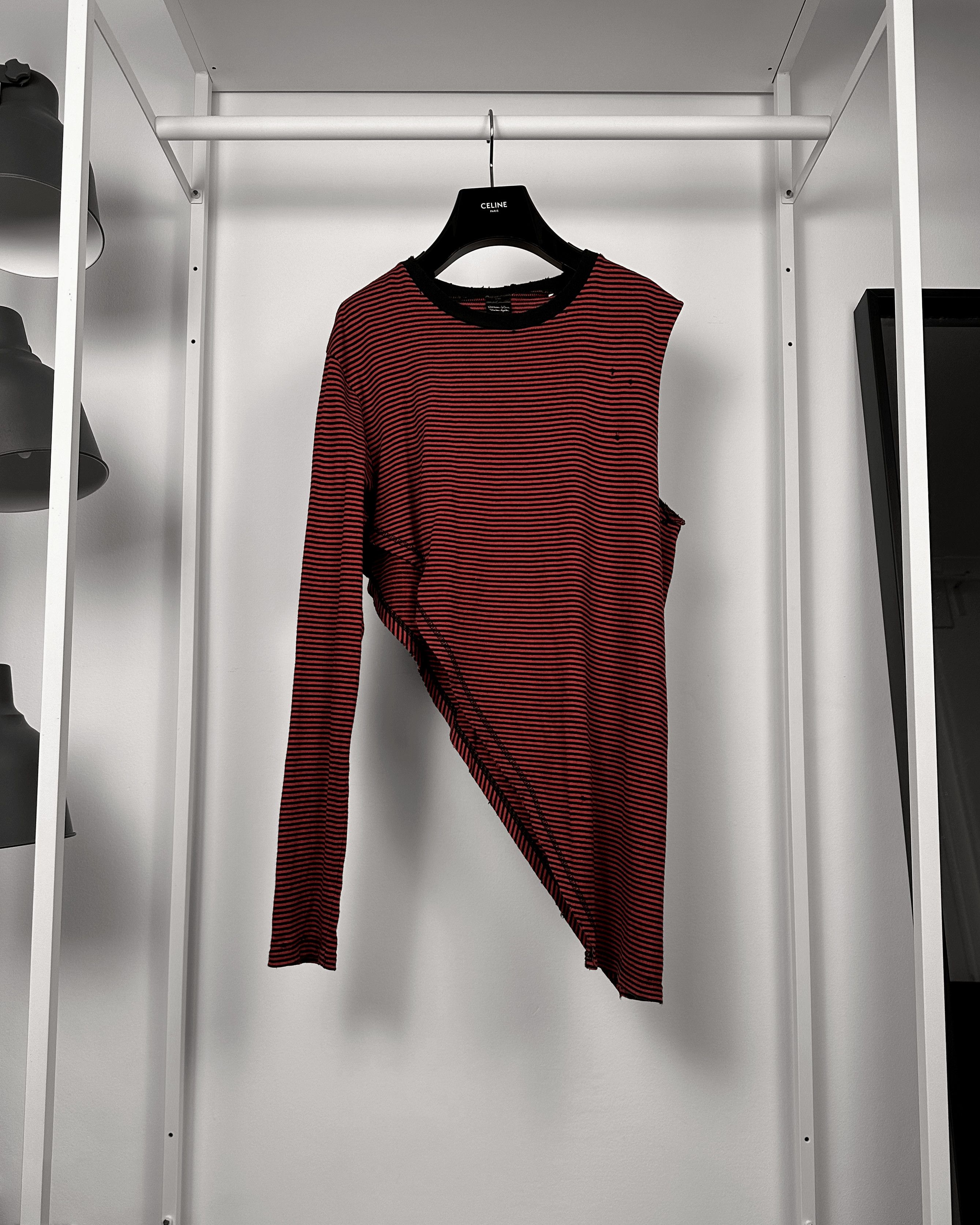 Number (N)ine Number Nine Striped Deconstructed Longsleeve Size US L / EU 52-54 / 3 - 1 Thumbnail